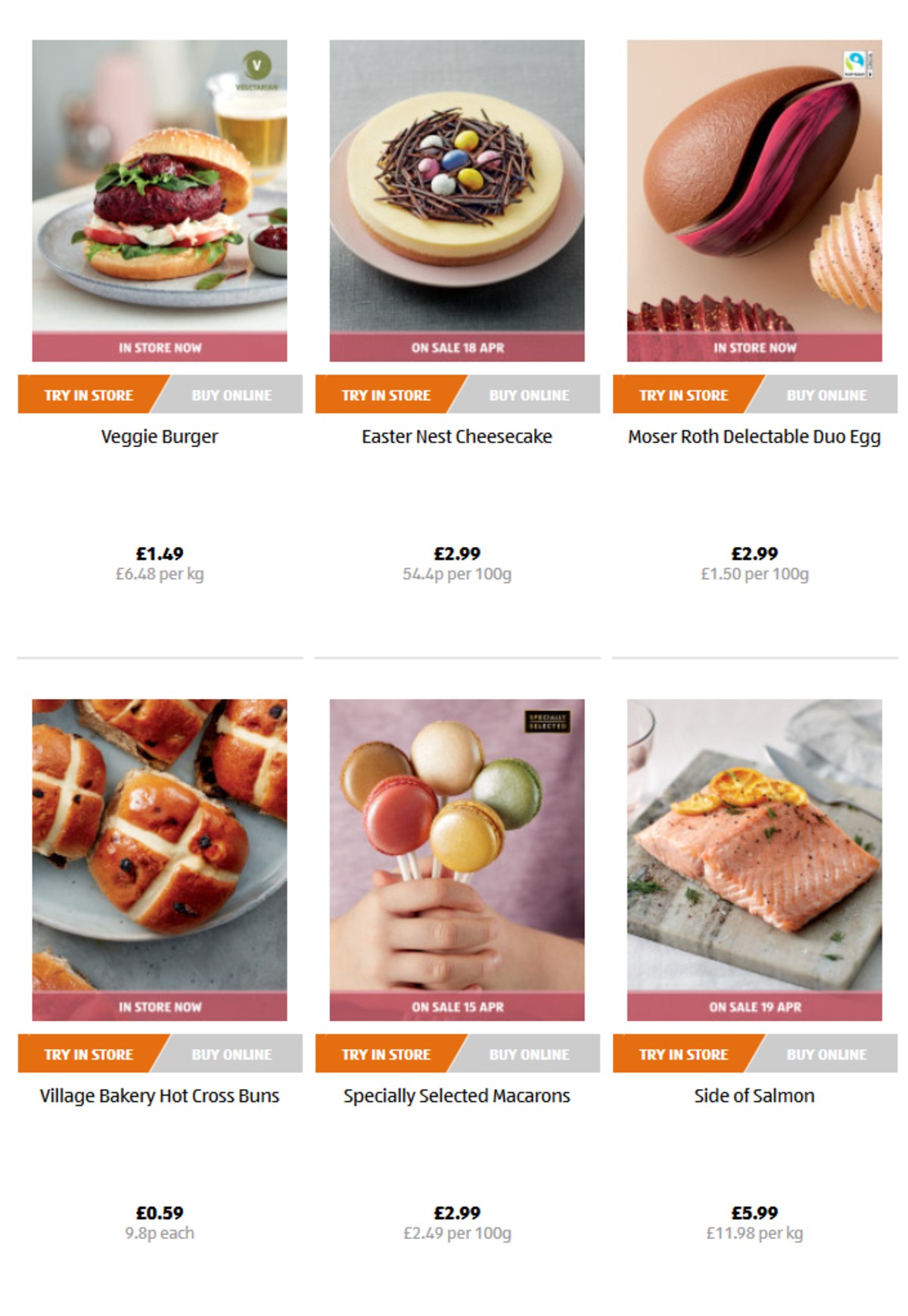 ALDI Offers from 4 April