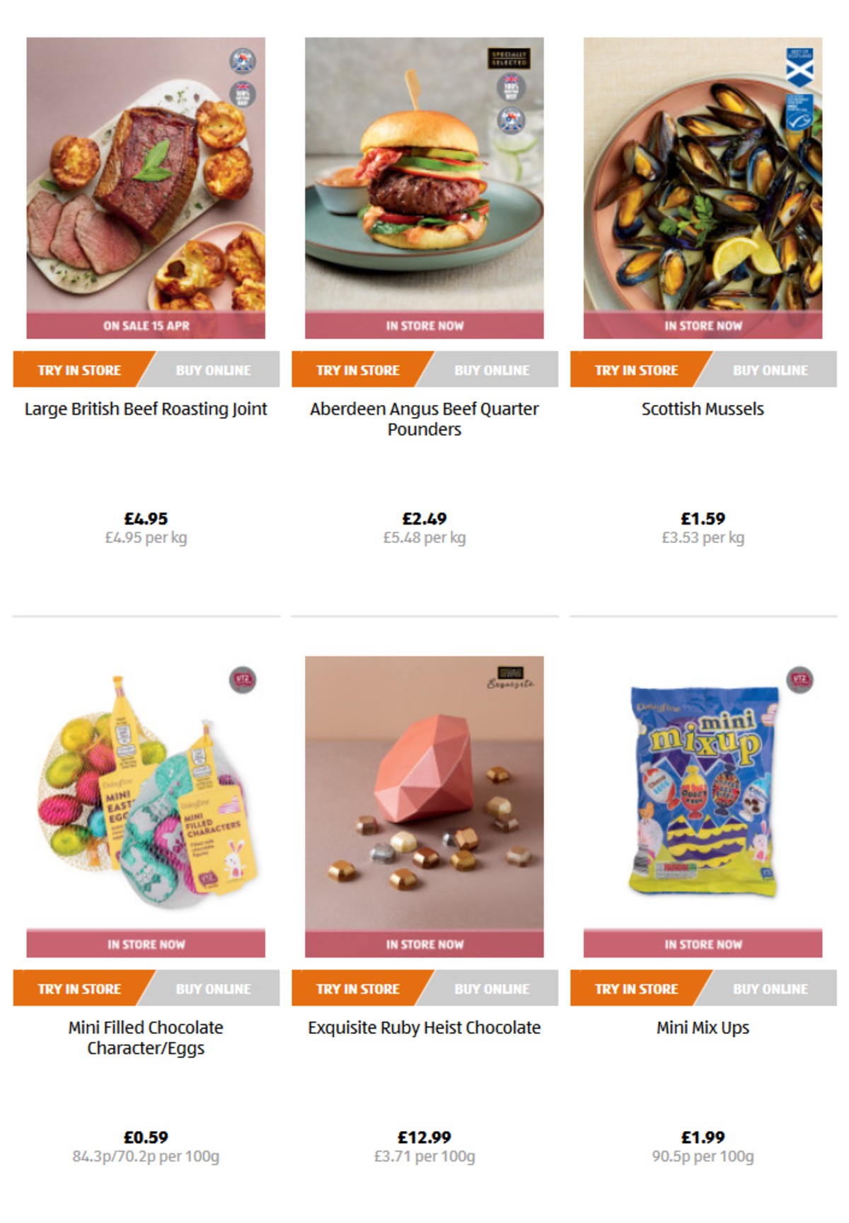 ALDI Offers from 4 April