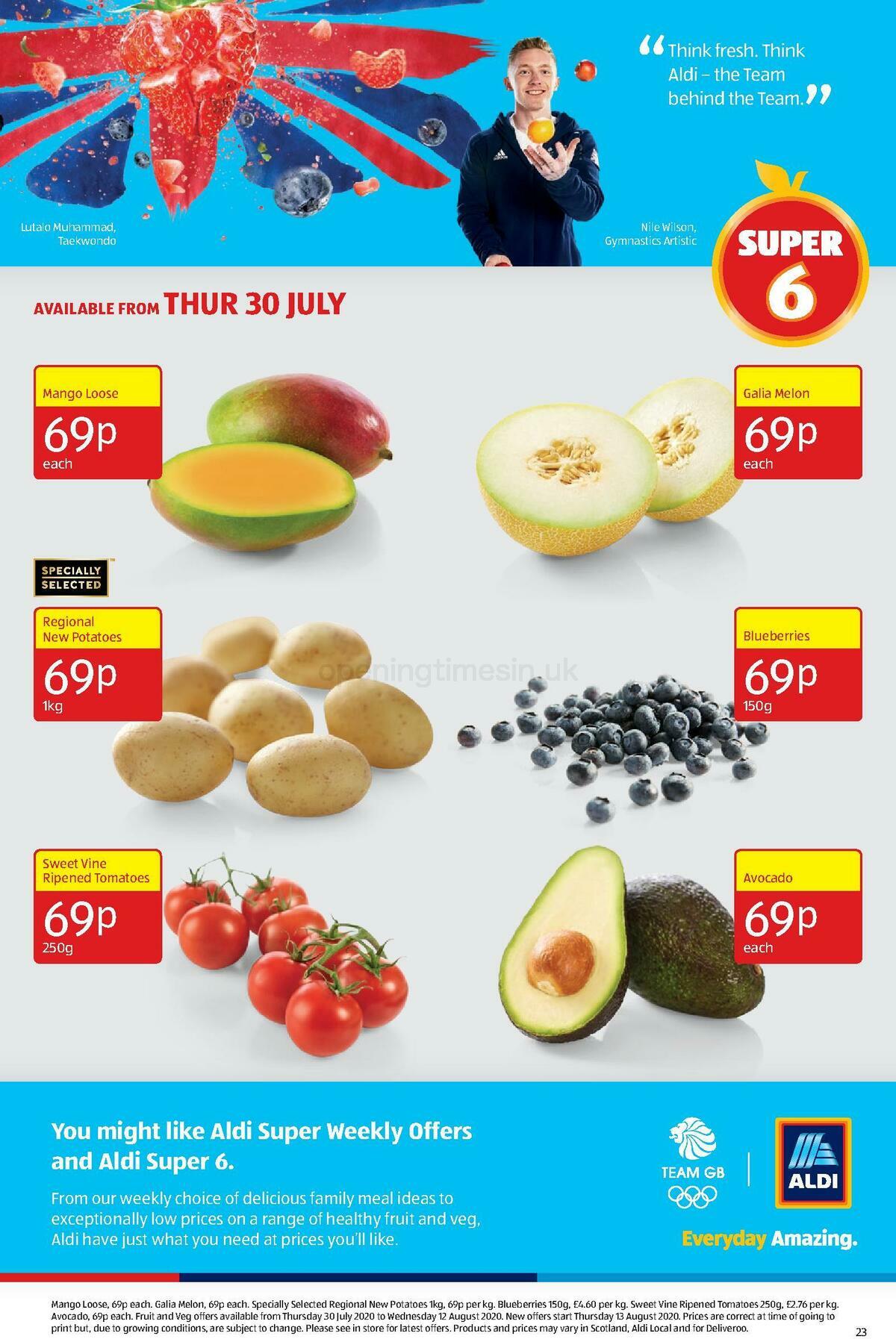 ALDI Offers from 6 August