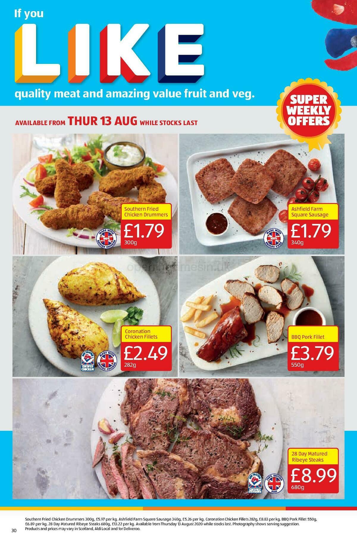 ALDI Offers from 13 August