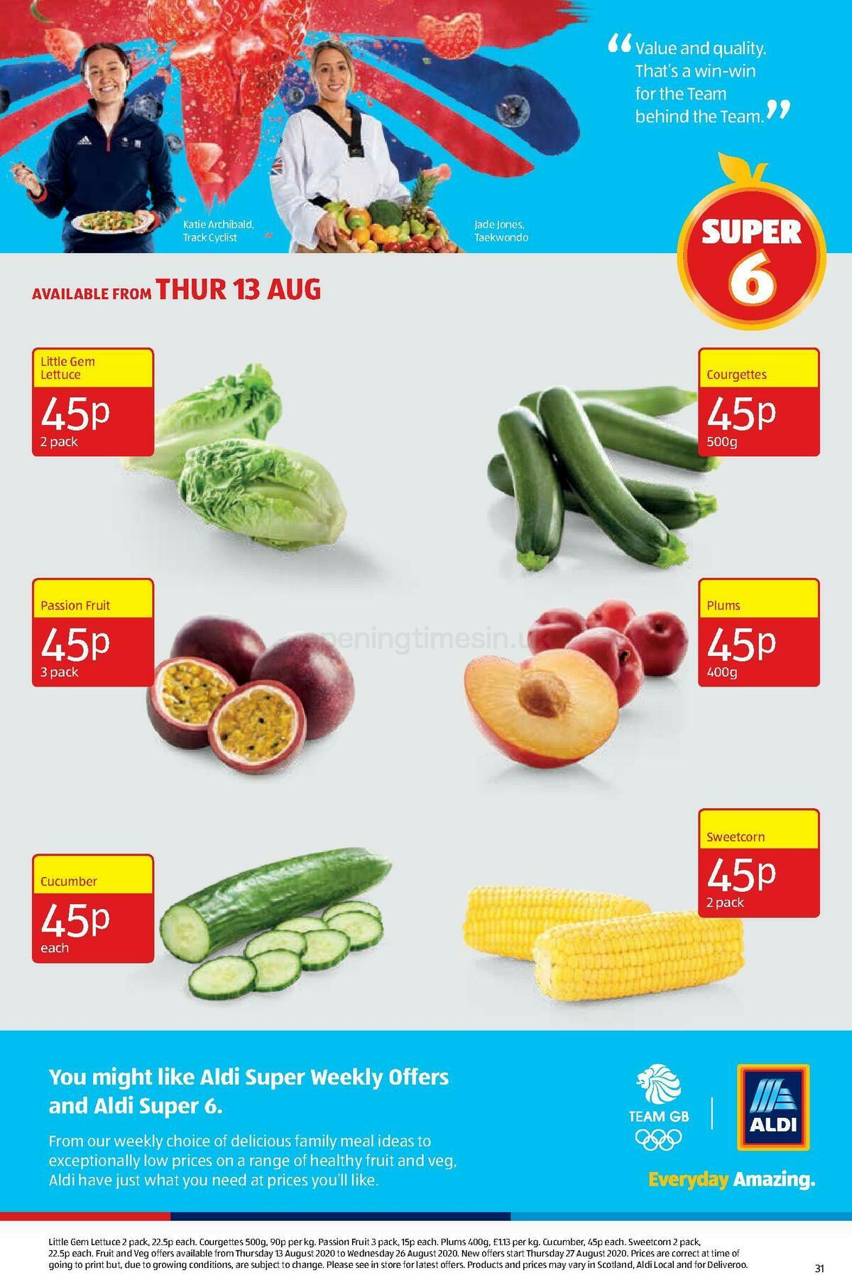 ALDI Offers from 13 August