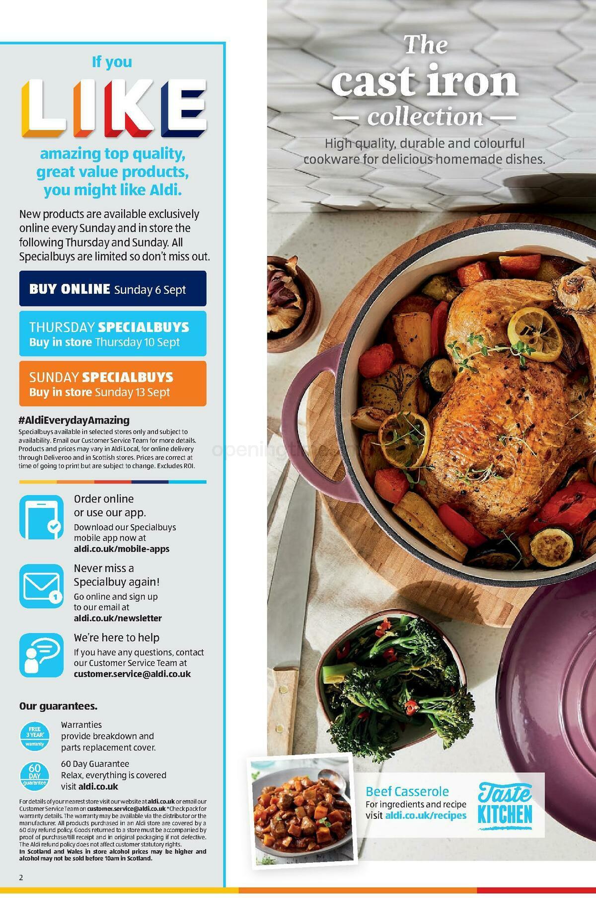 ALDI Offers from 6 September