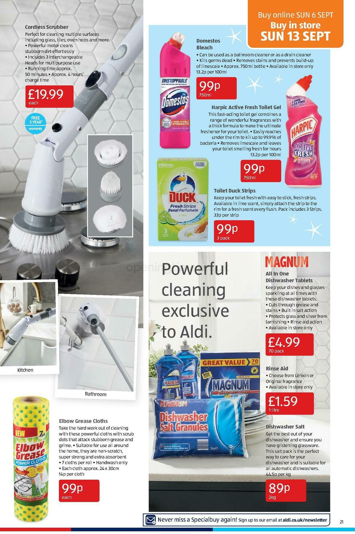 ALDI Offers from 6 September