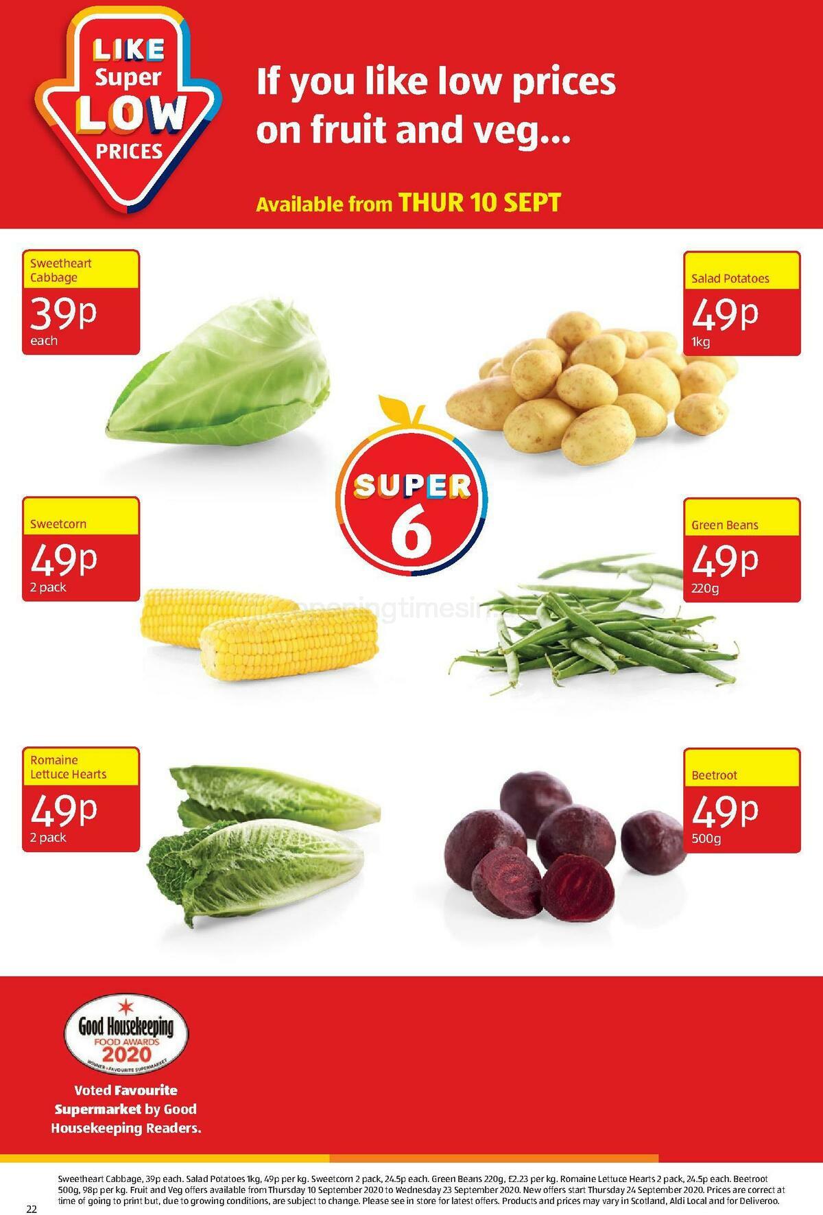 ALDI Offers from 6 September