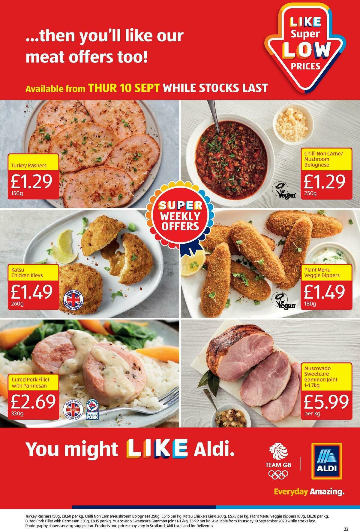 ALDI Offers from 6 September