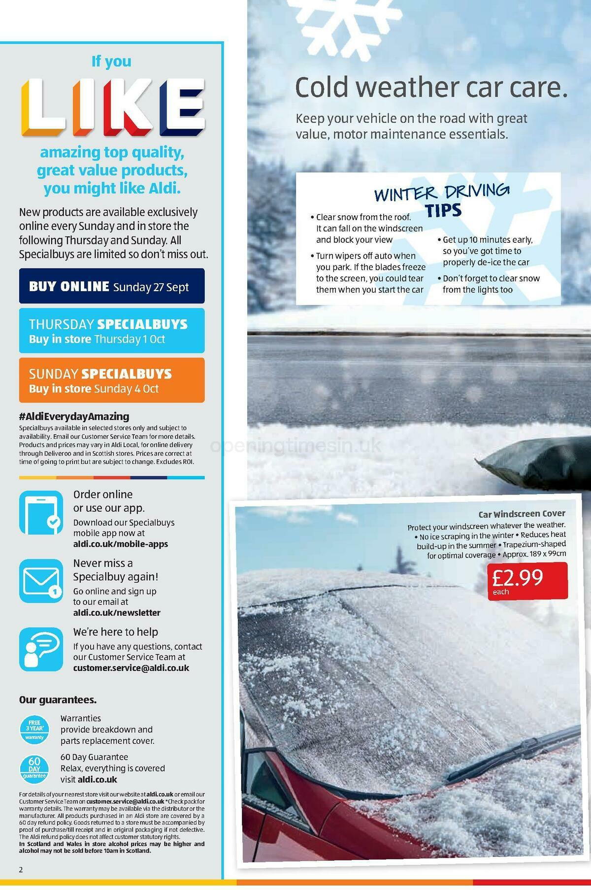 ALDI Offers from 27 September