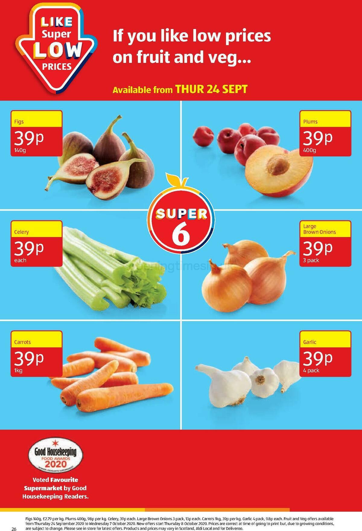 ALDI Offers from 27 September