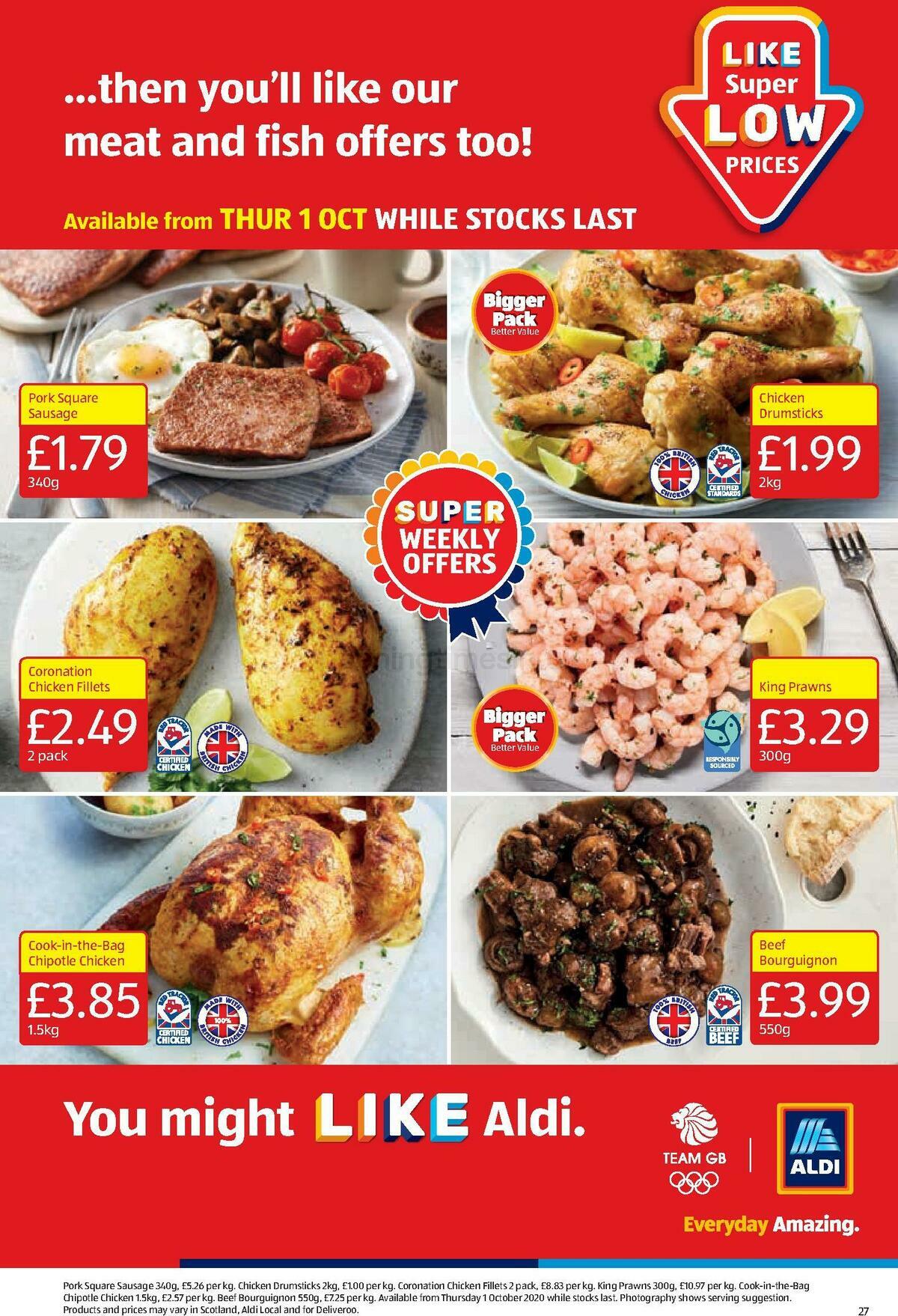 ALDI Offers from 27 September
