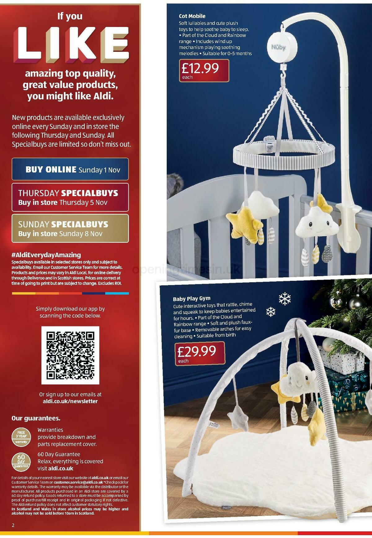 ALDI Offers from 1 November