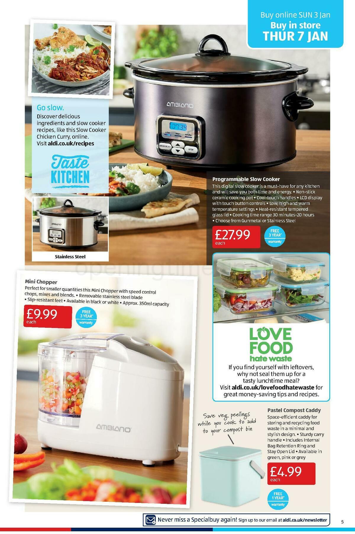 ALDI Offers from 3 January