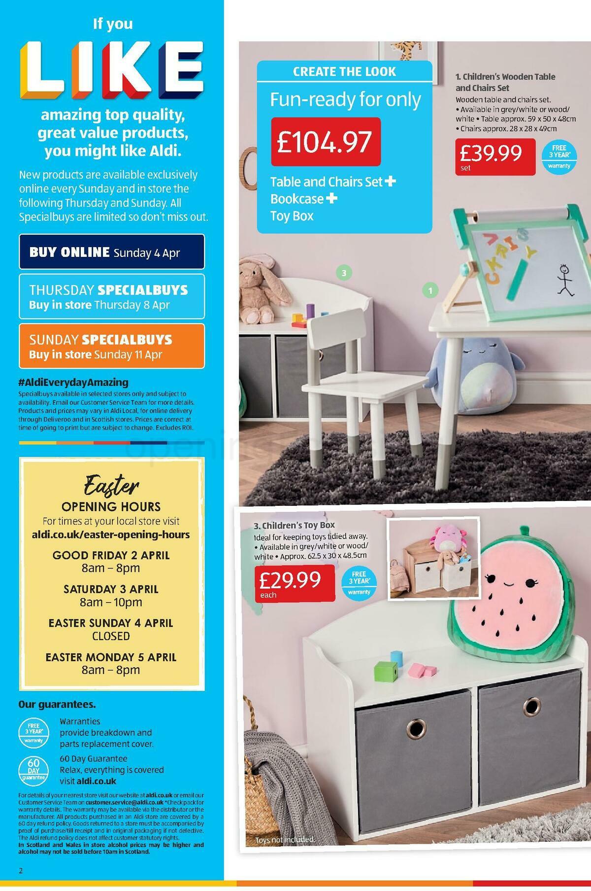 ALDI Offers from 4 April