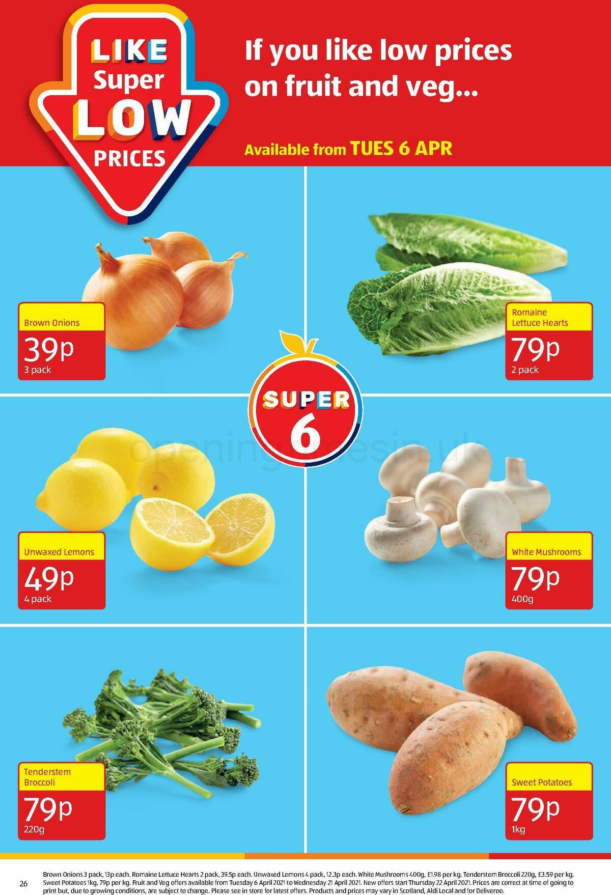 ALDI Offers from 4 April