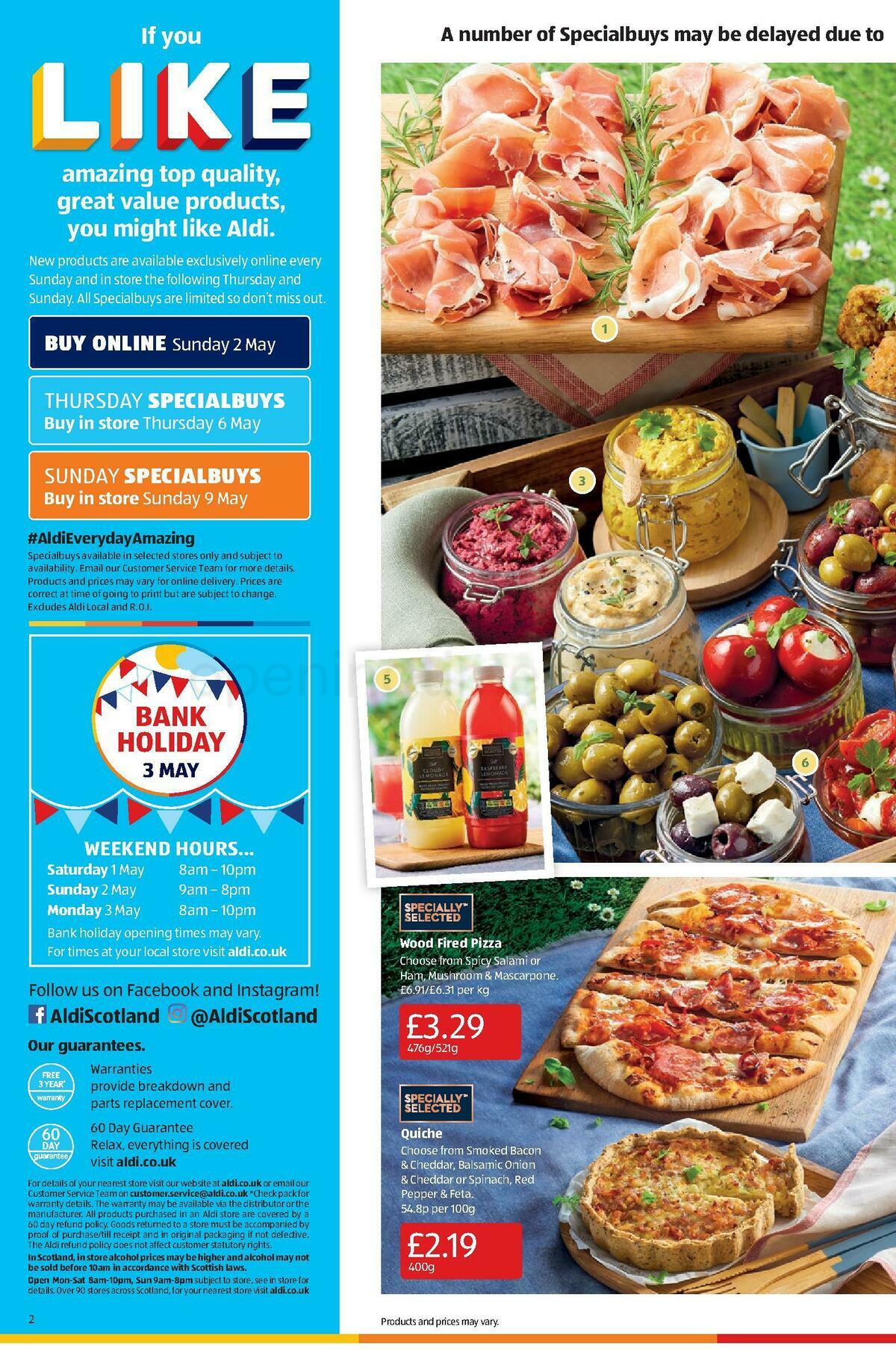 ALDI Scottish Offers from 2 May