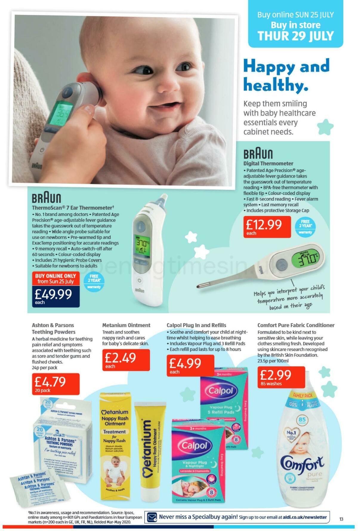 ALDI Scottish Offers from 25 July