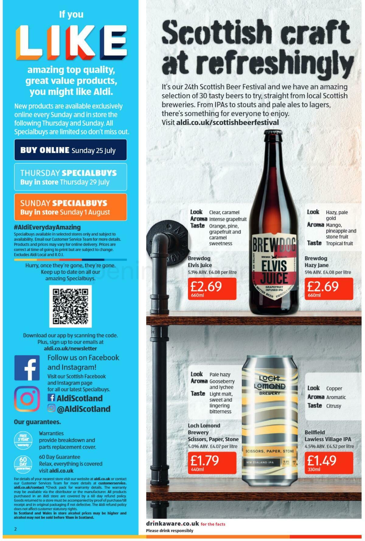 ALDI Scottish Offers from 25 July