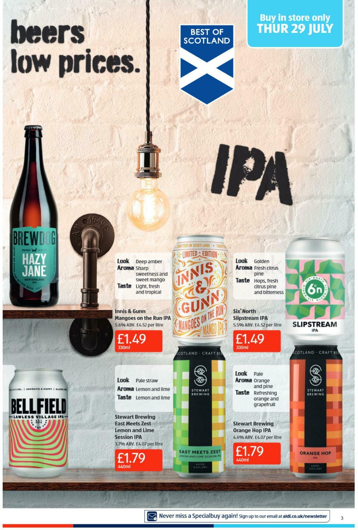 ALDI Scottish Offers from 25 July