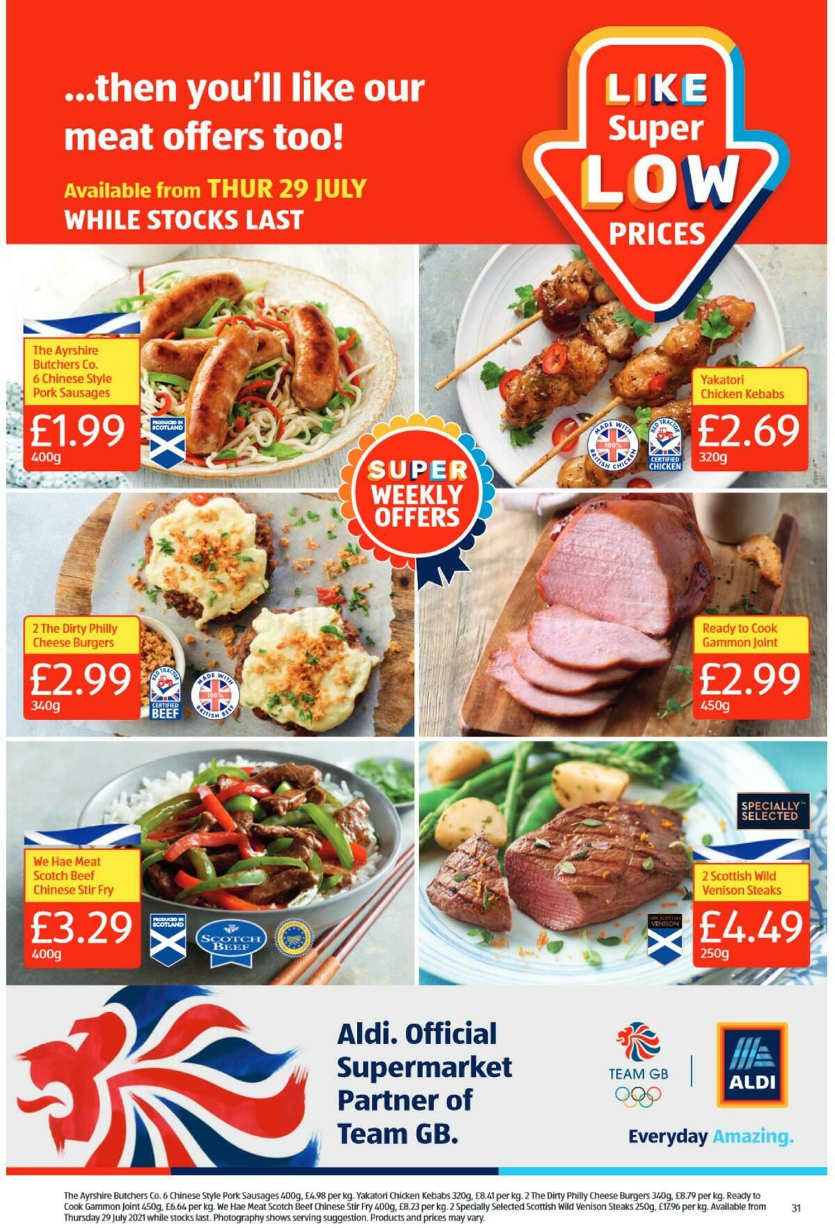 ALDI Scottish Offers from 25 July