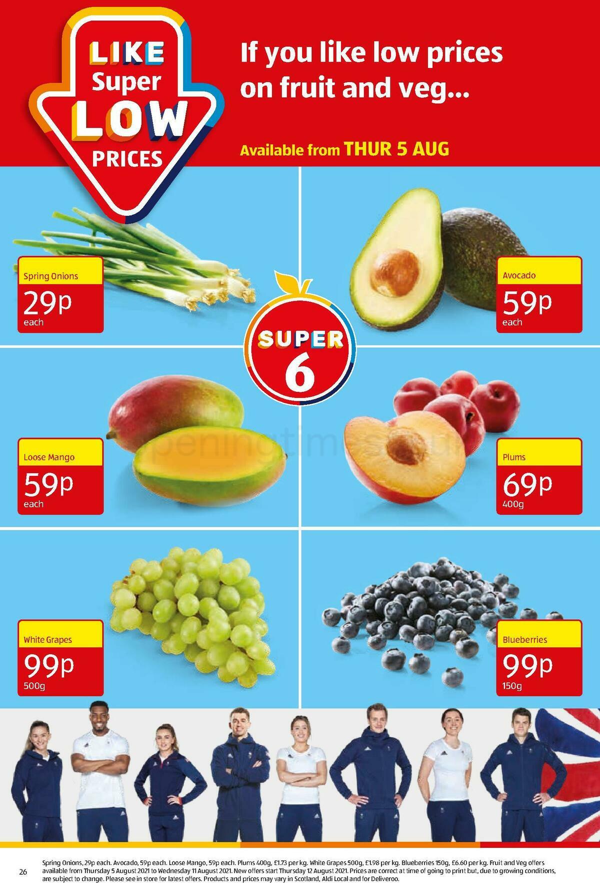 ALDI Offers from 1 August