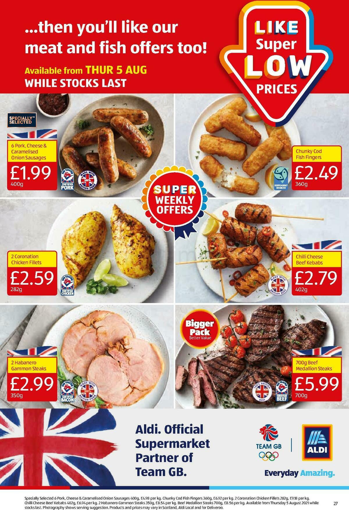 ALDI Offers from 1 August