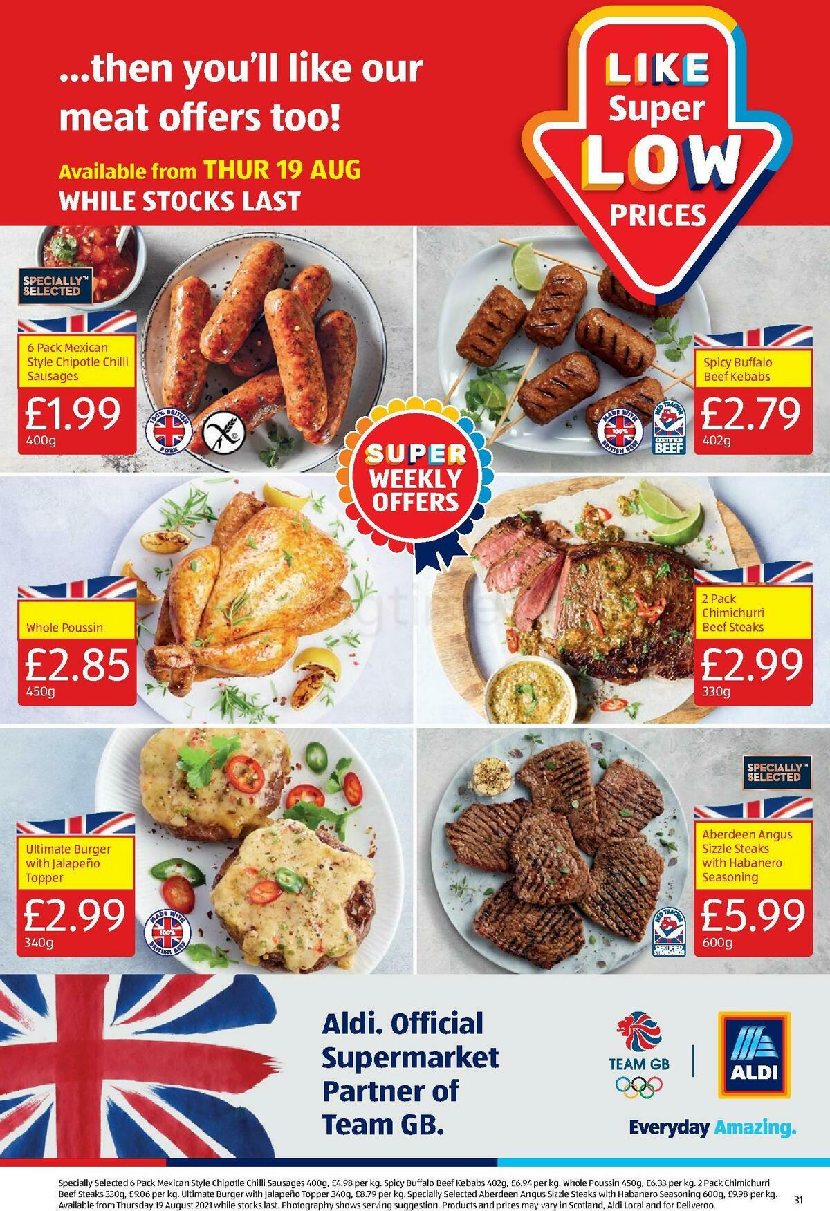 ALDI Offers from 15 August