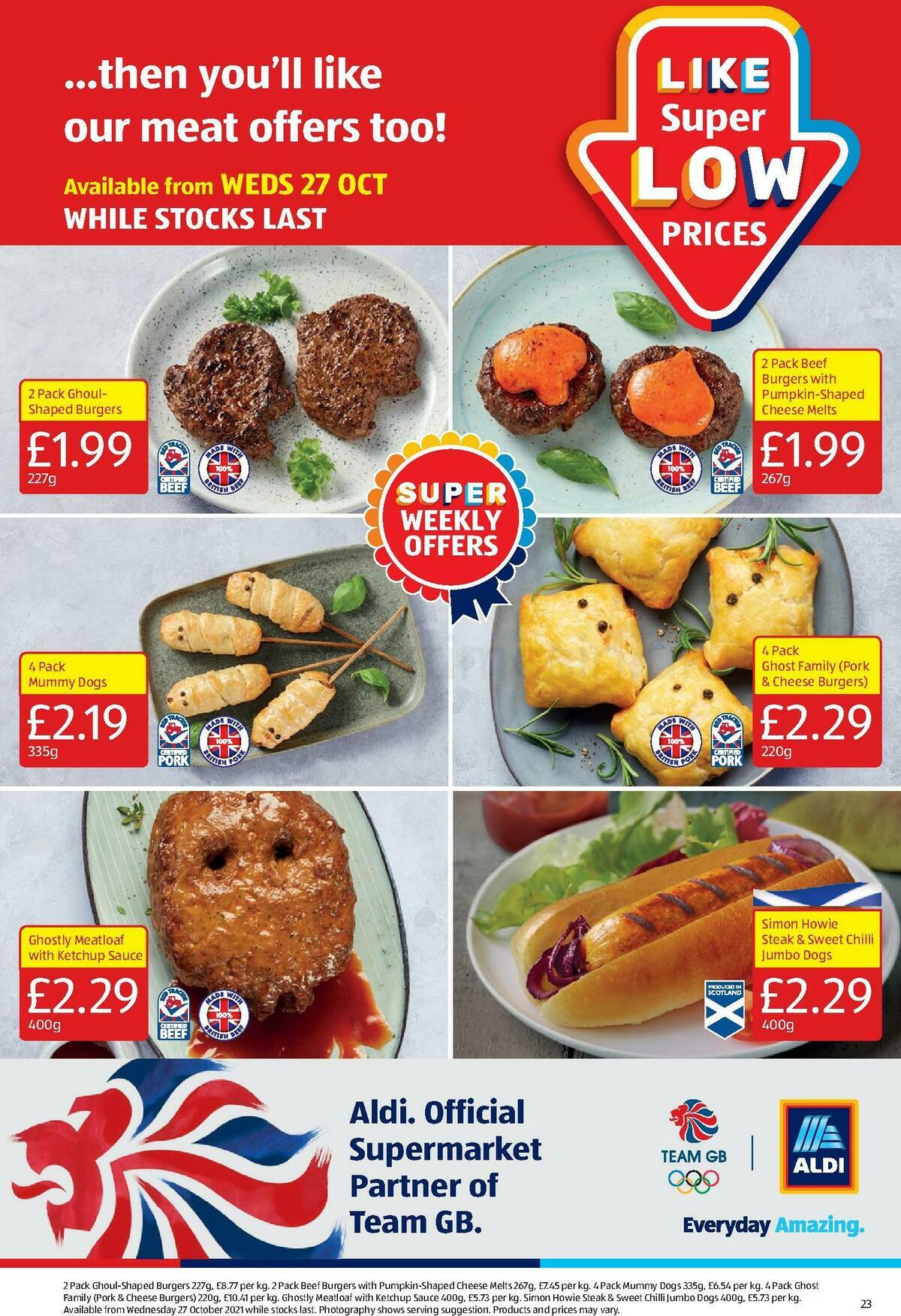 ALDI Scottish Offers from 24 October