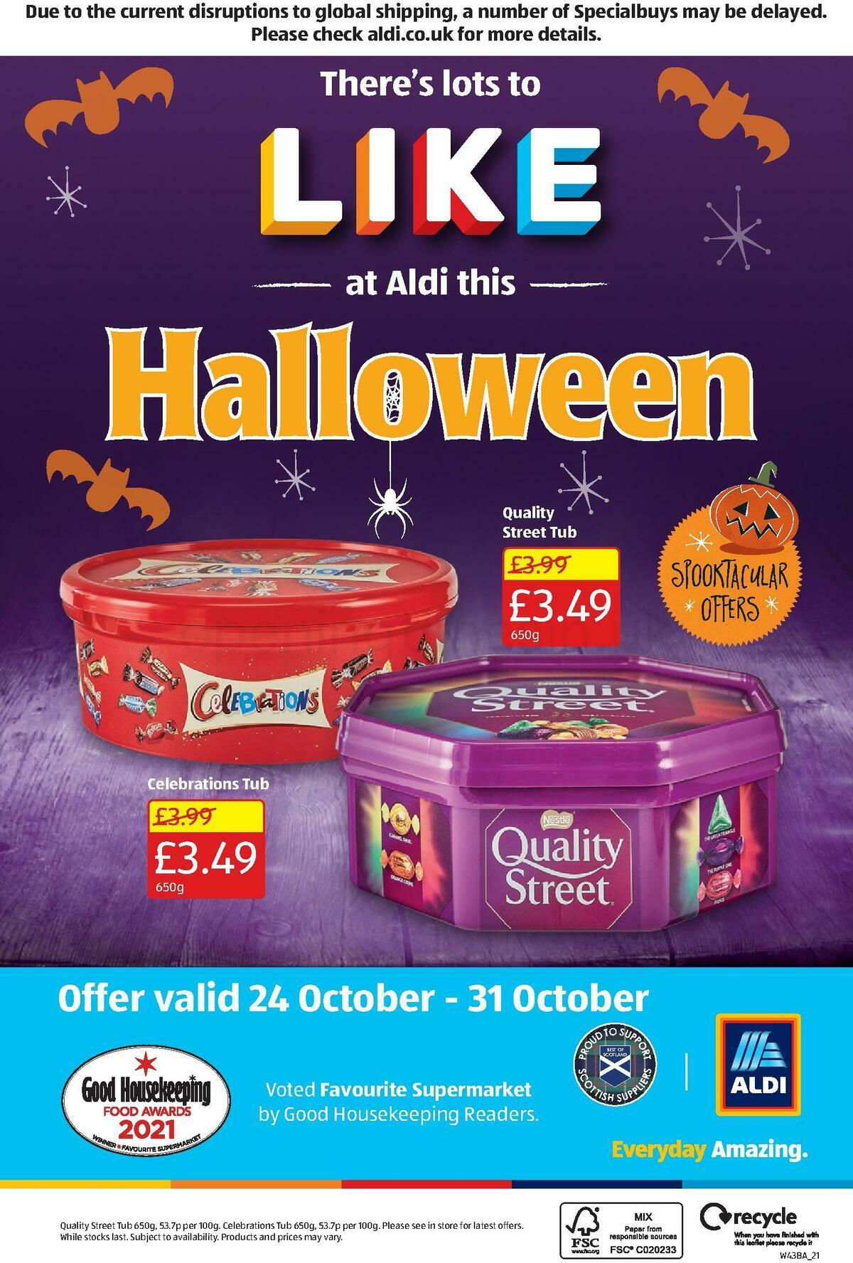 ALDI Scottish Offers from 24 October