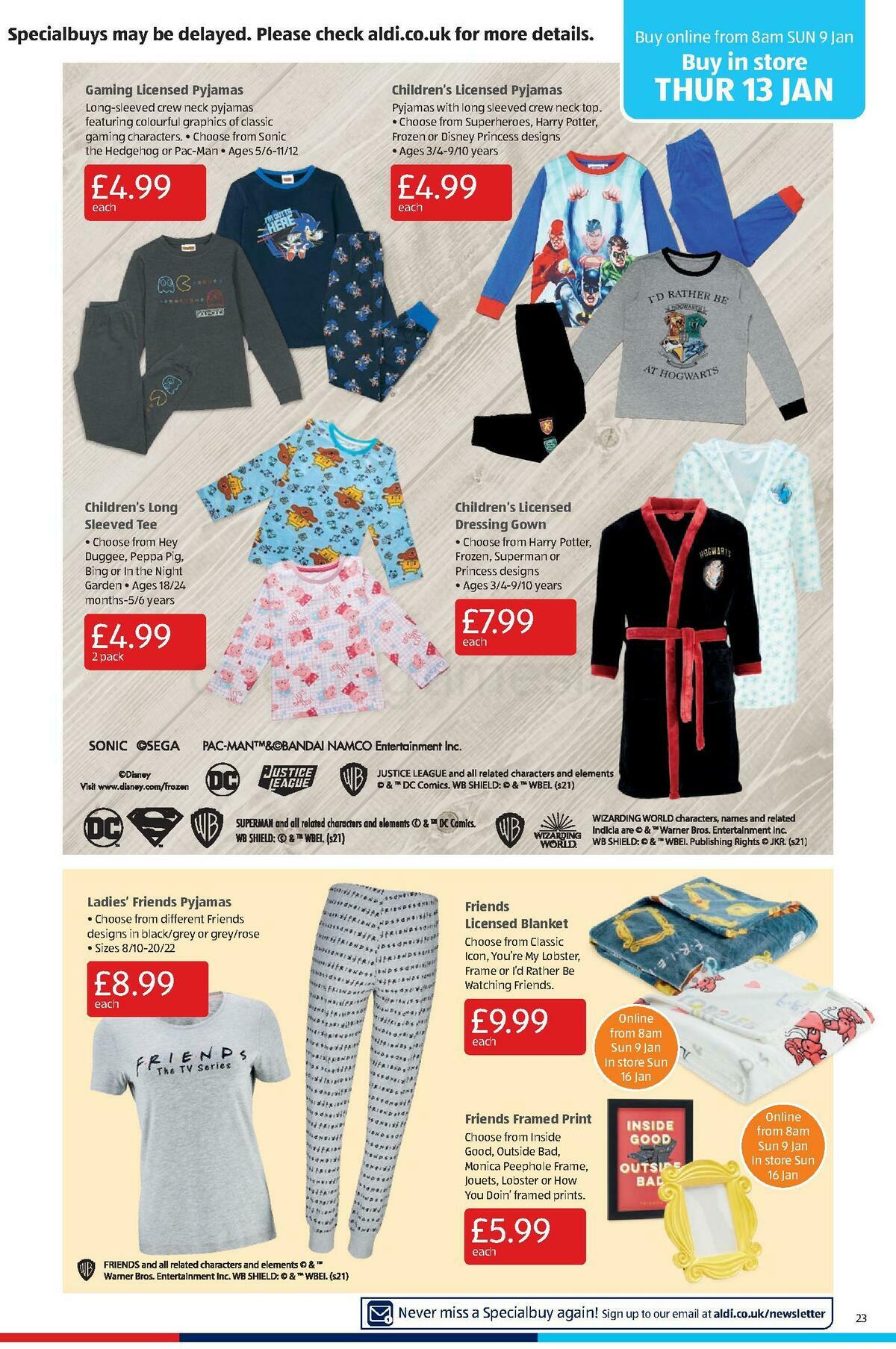 ALDI Offers from 9 January