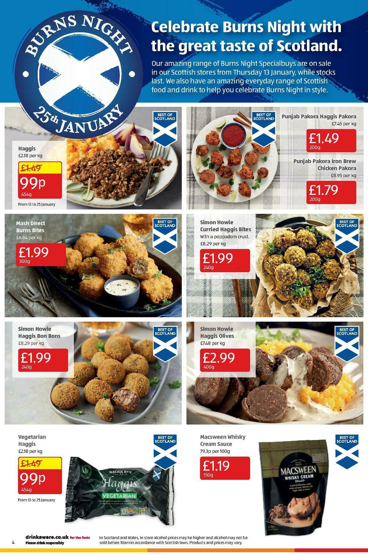 ALDI Scottish Offers from 9 January