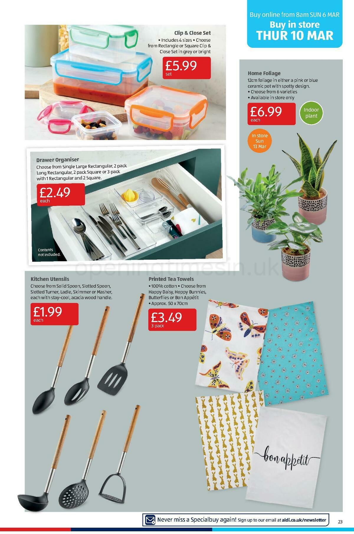 ALDI Offers from 6 March