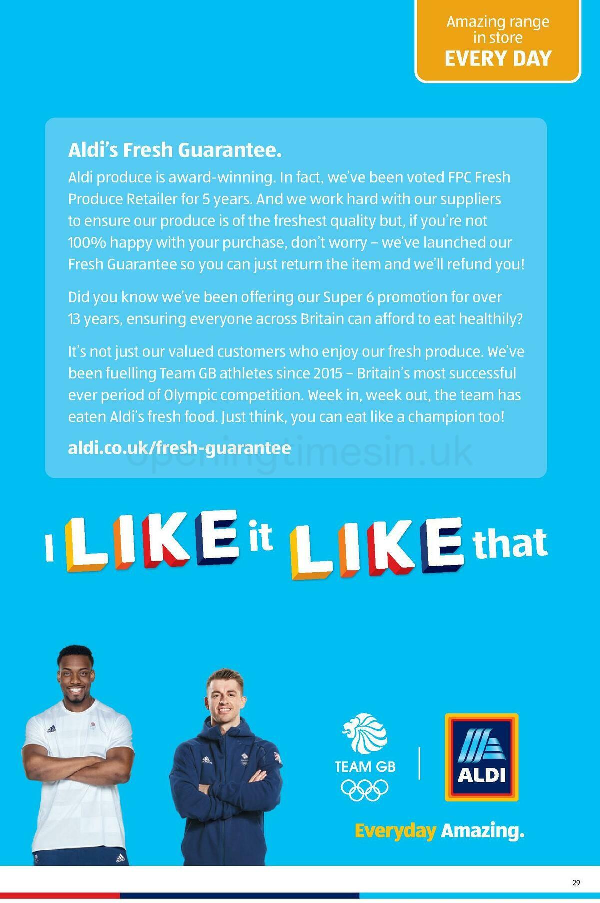 ALDI Offers from 6 March