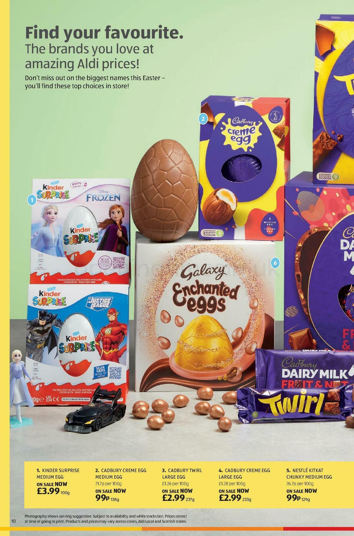 ALDI Easter Offers from 1 April