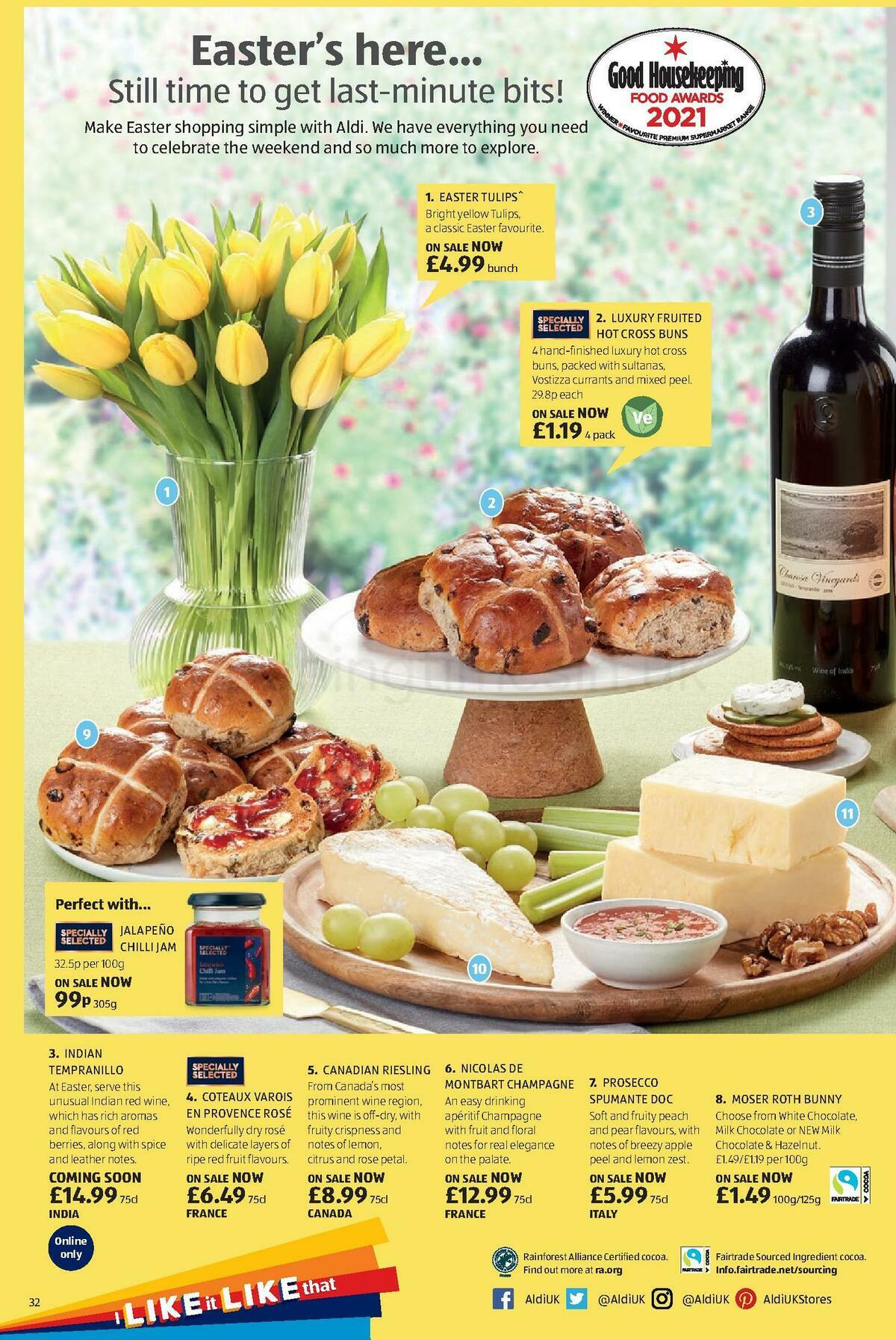 ALDI Easter Offers from 1 April
