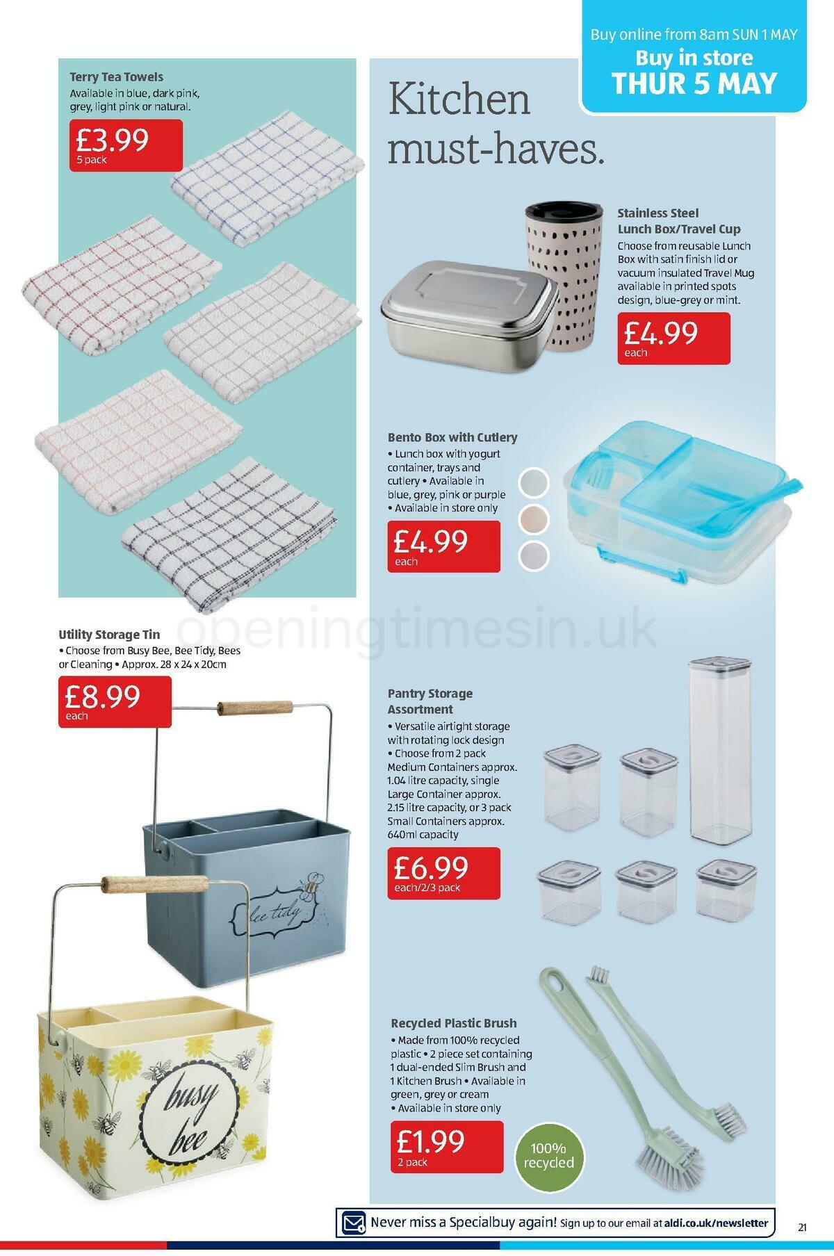 ALDI Offers from 1 May