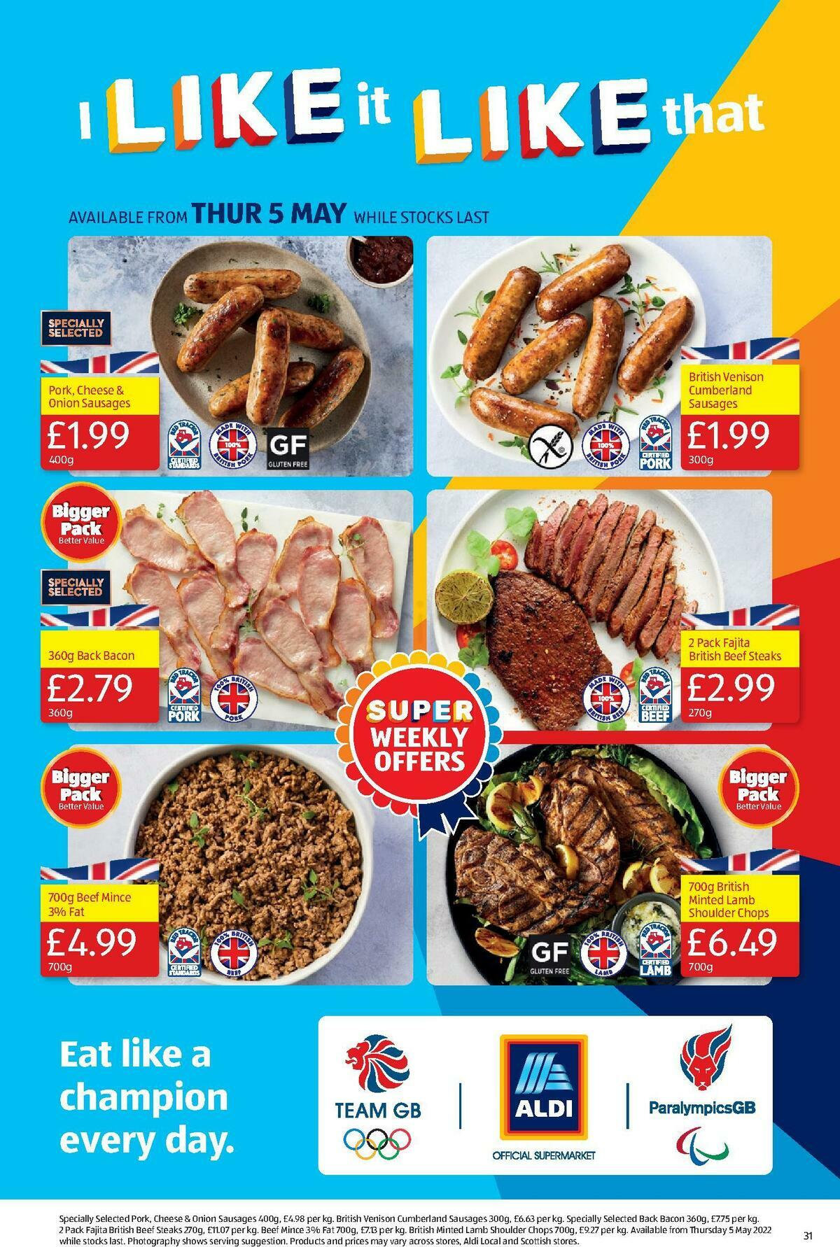 ALDI Offers from 1 May