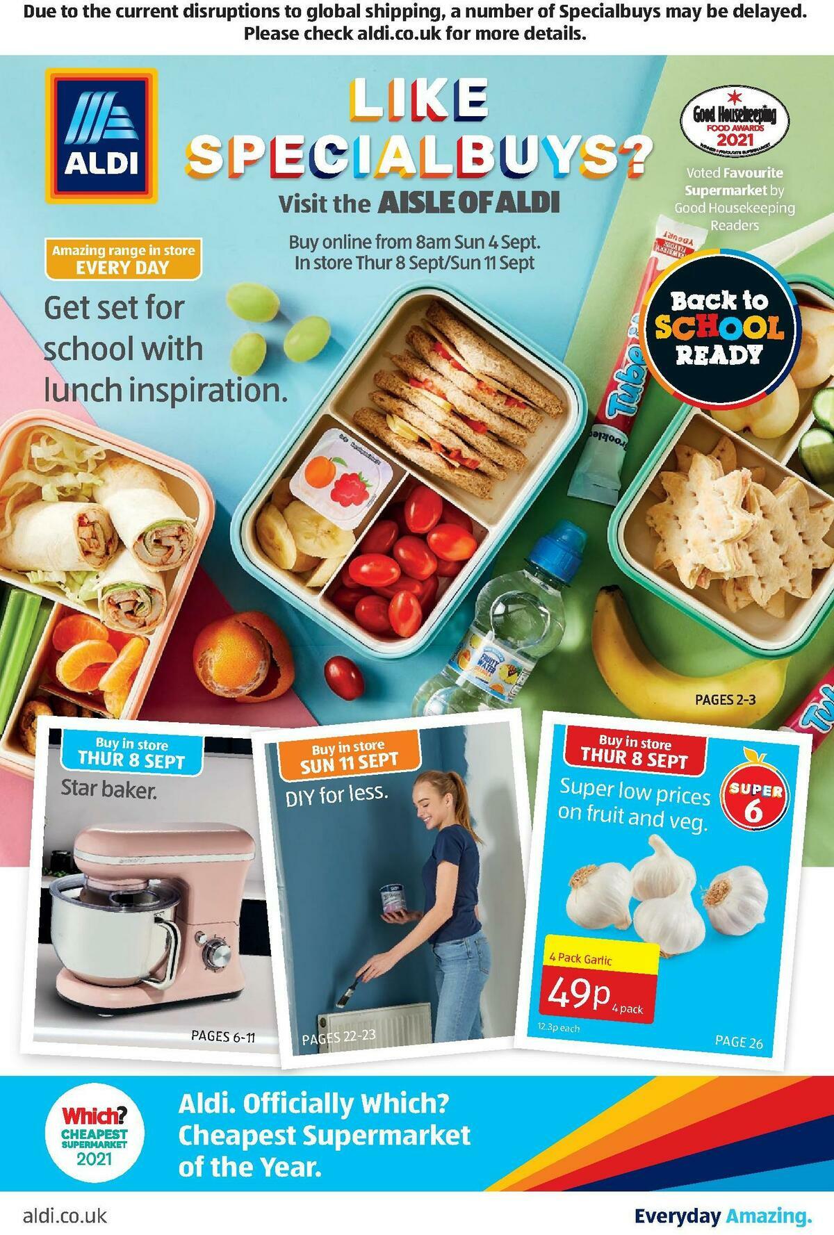 ALDI Offers from 4 September