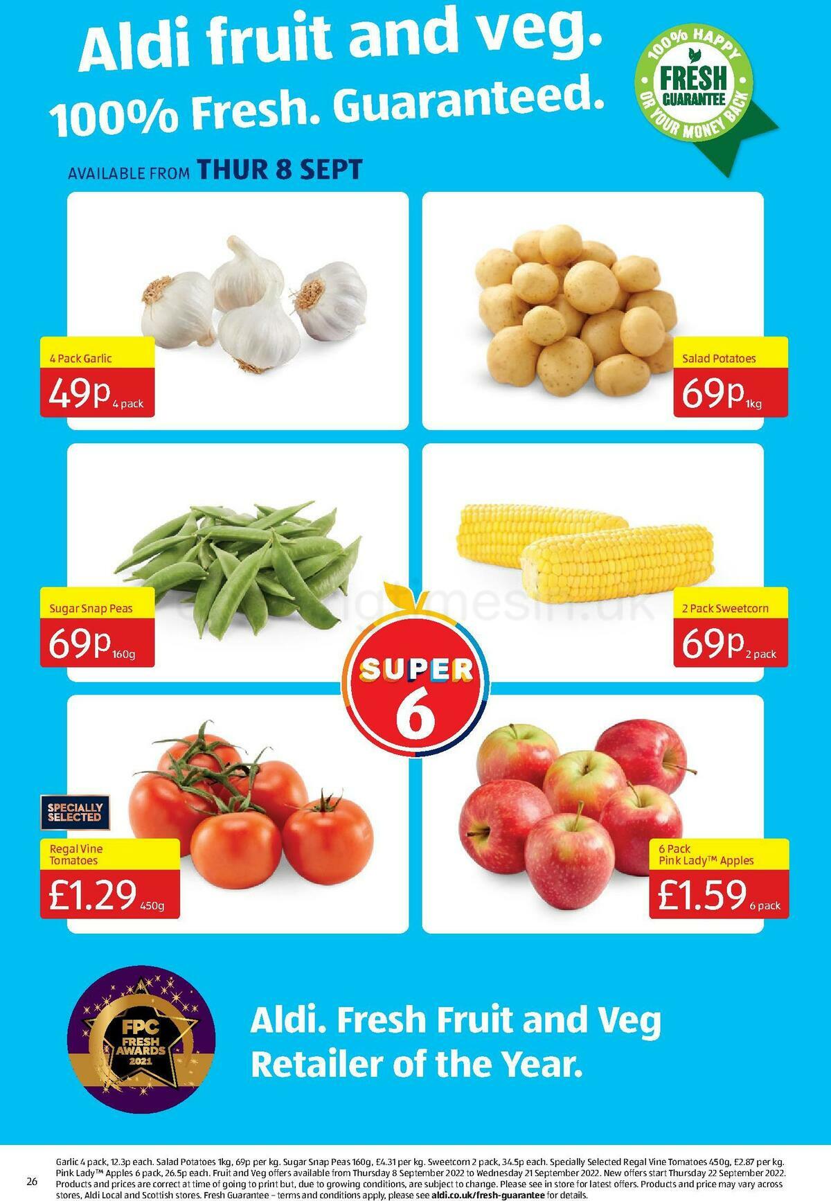 ALDI Offers from 4 September