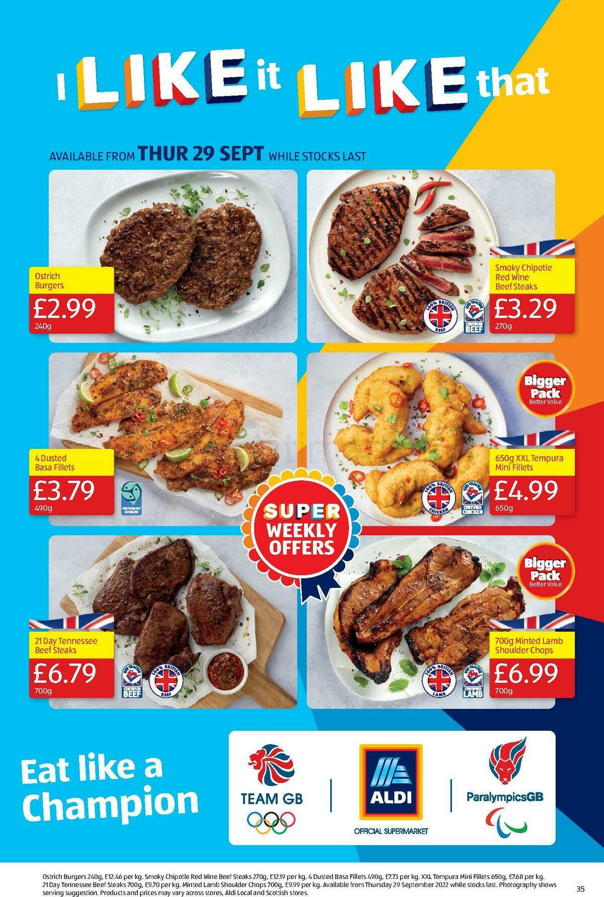 ALDI Offers from 25 September