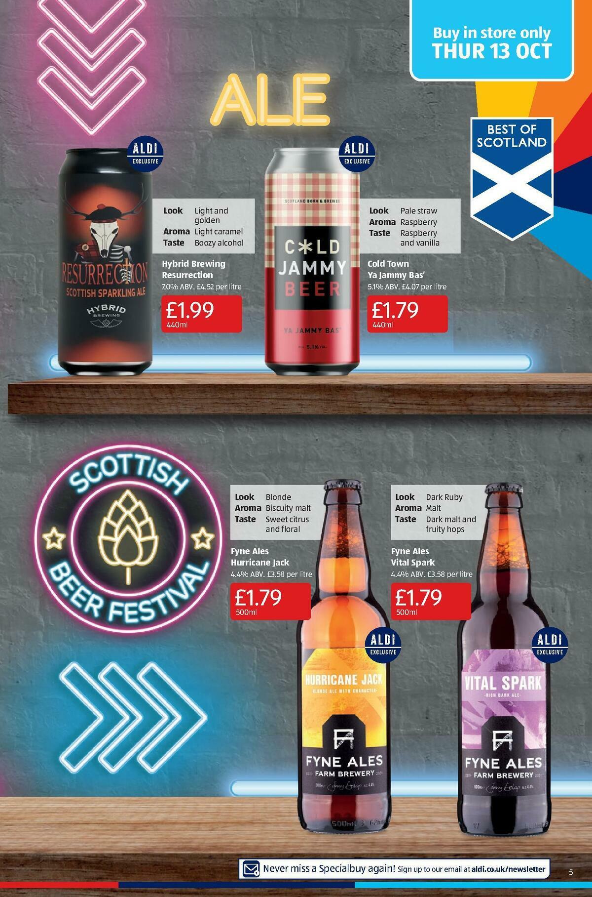 ALDI Scottish Offers from 9 October