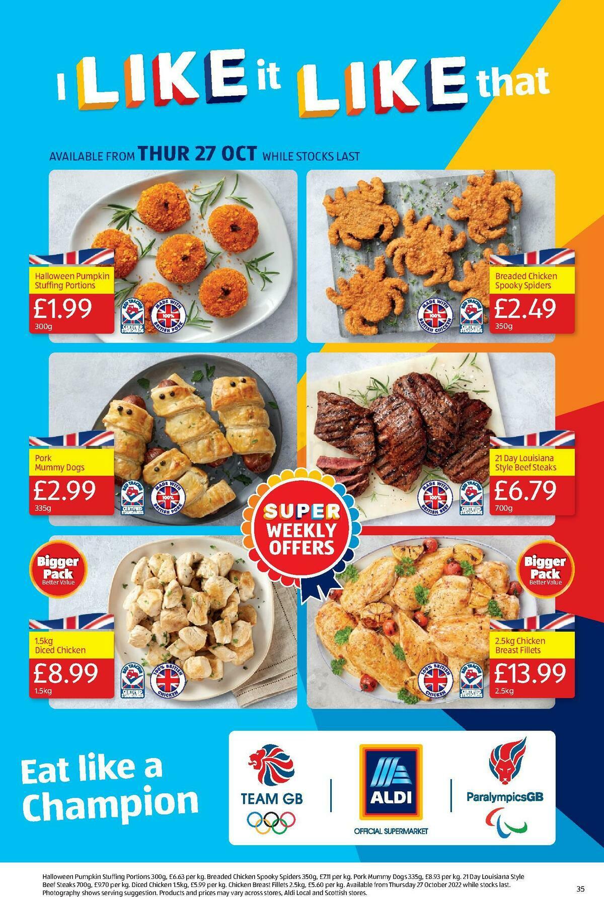 ALDI Offers from 23 October