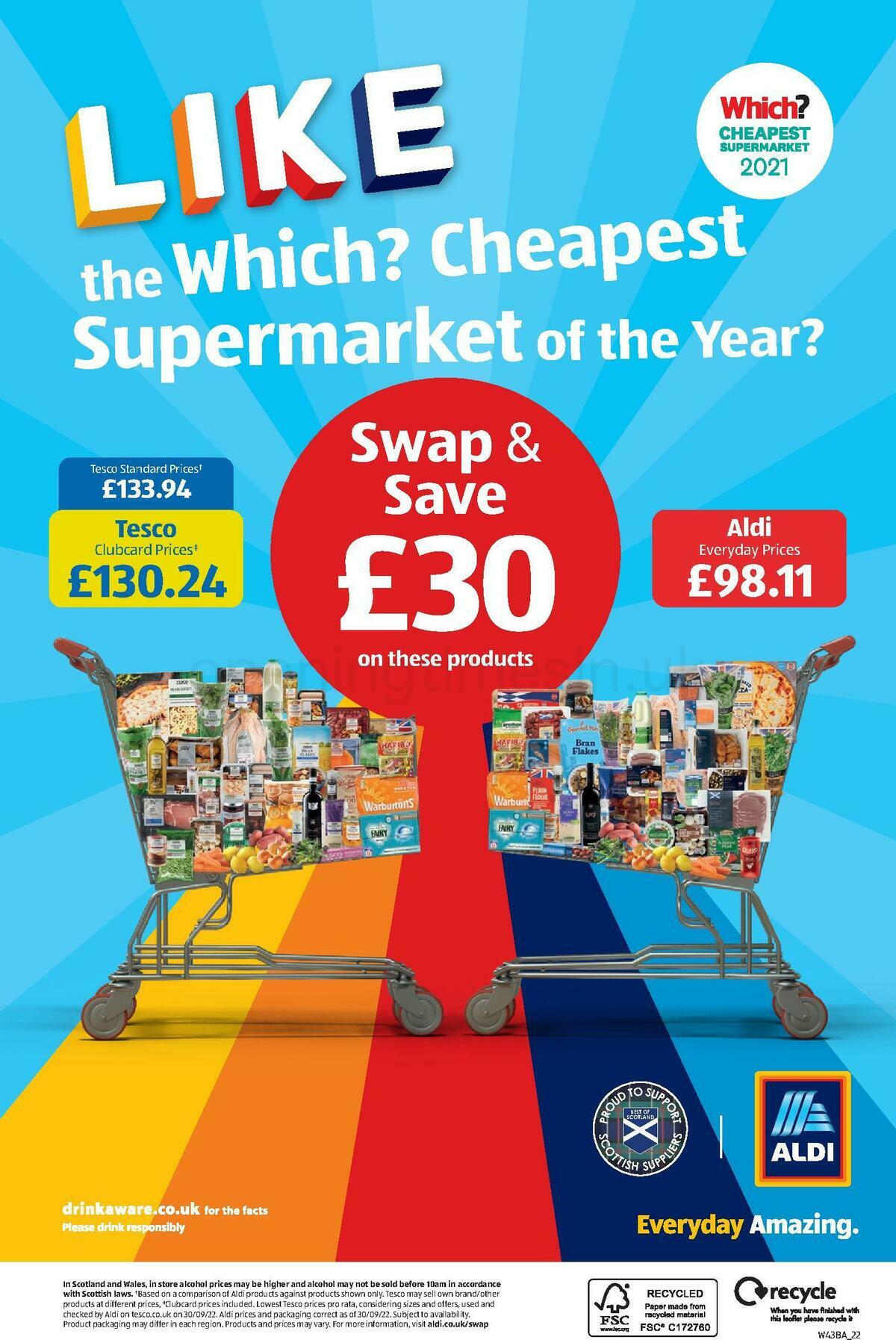 ALDI Scottish Offers from 23 October