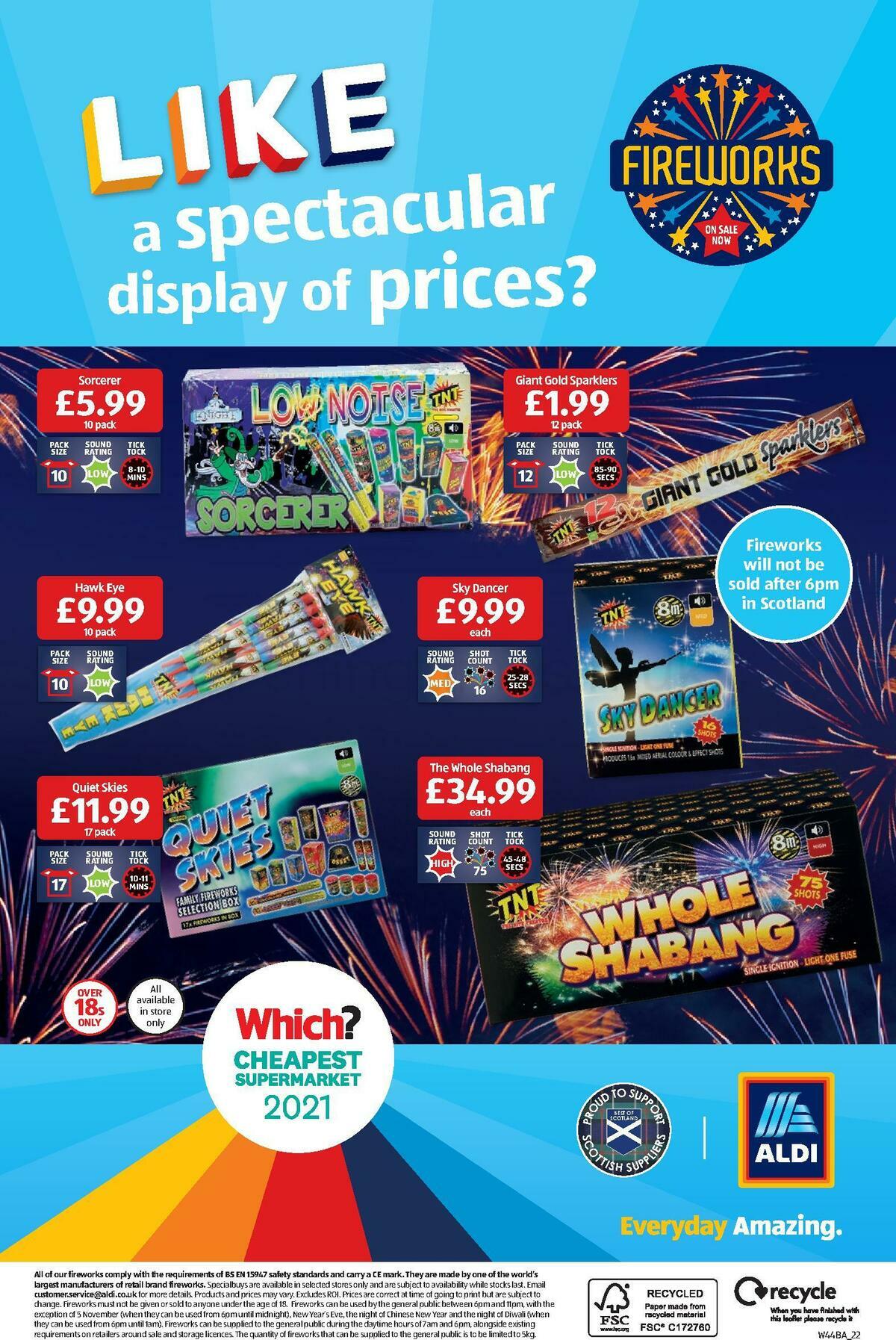 ALDI Scottish Offers from 30 October