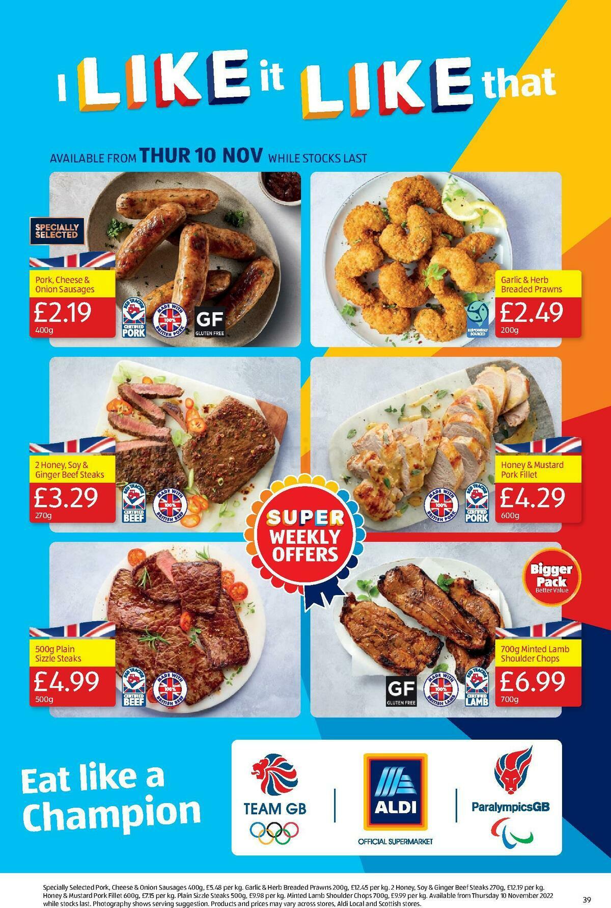 ALDI Offers from 6 November