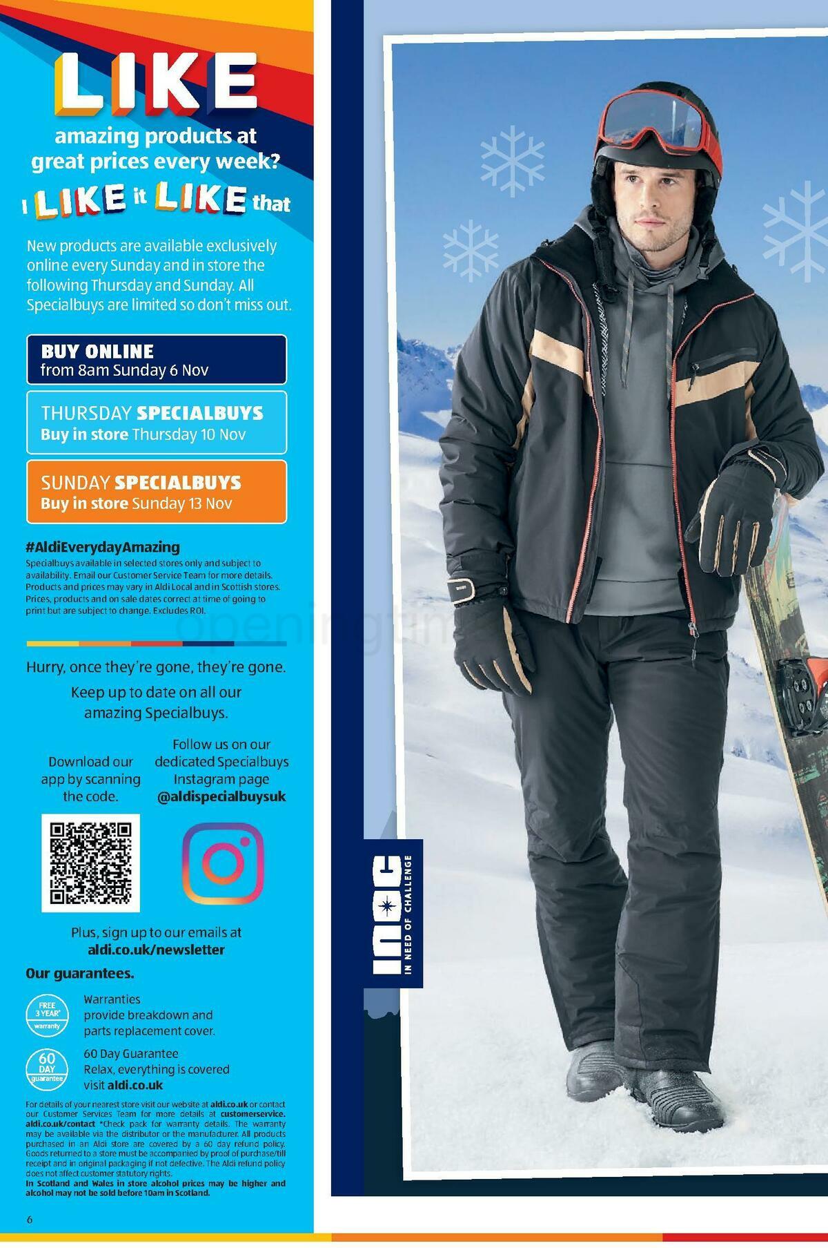 ALDI Offers from 6 November