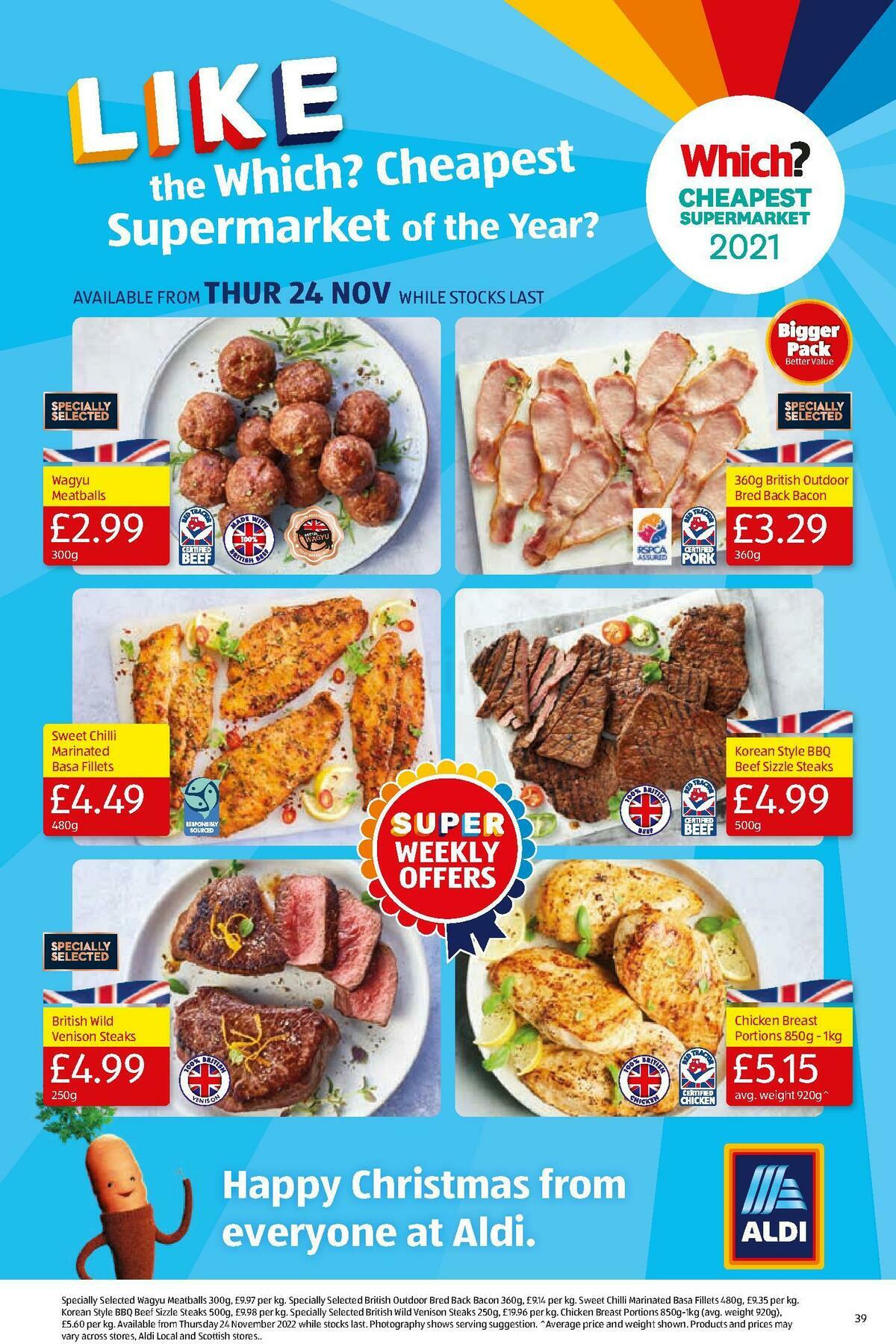ALDI Offers from 20 November