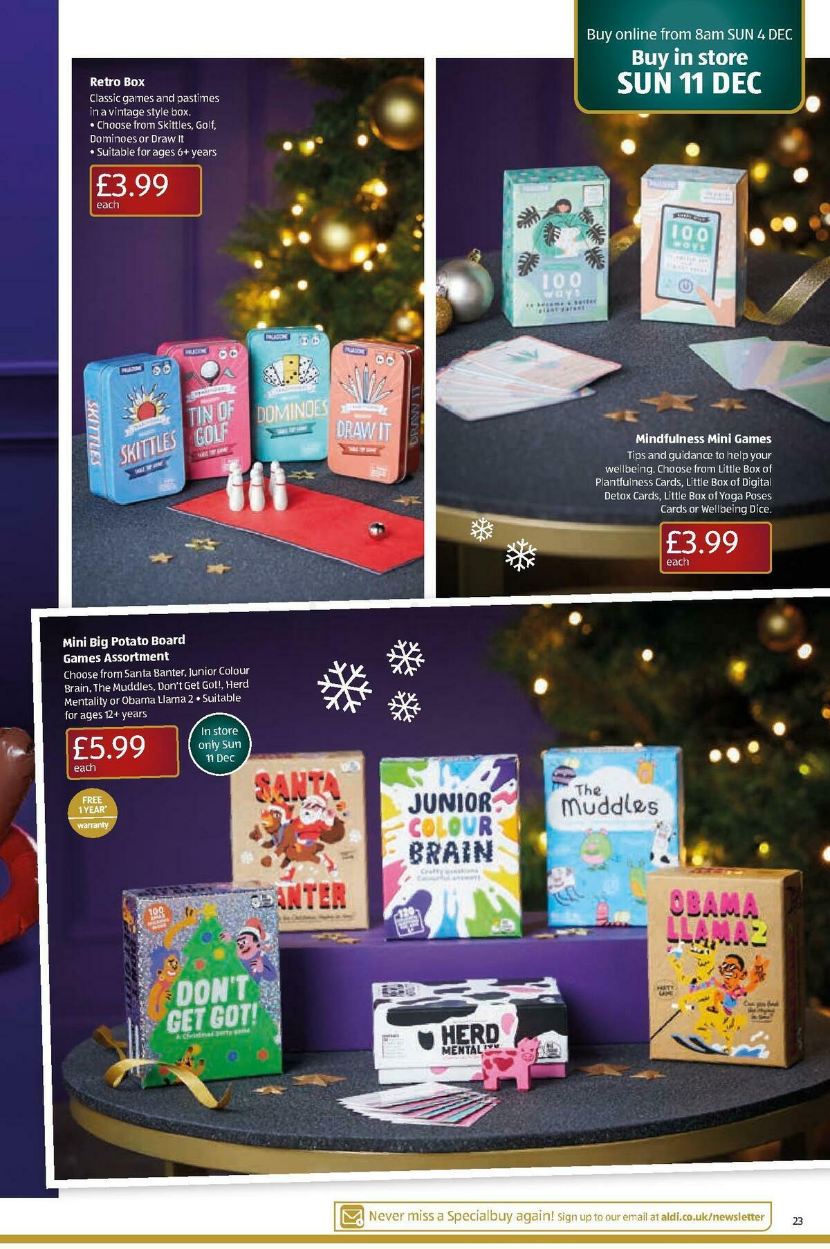 ALDI Scottish Offers from 4 December