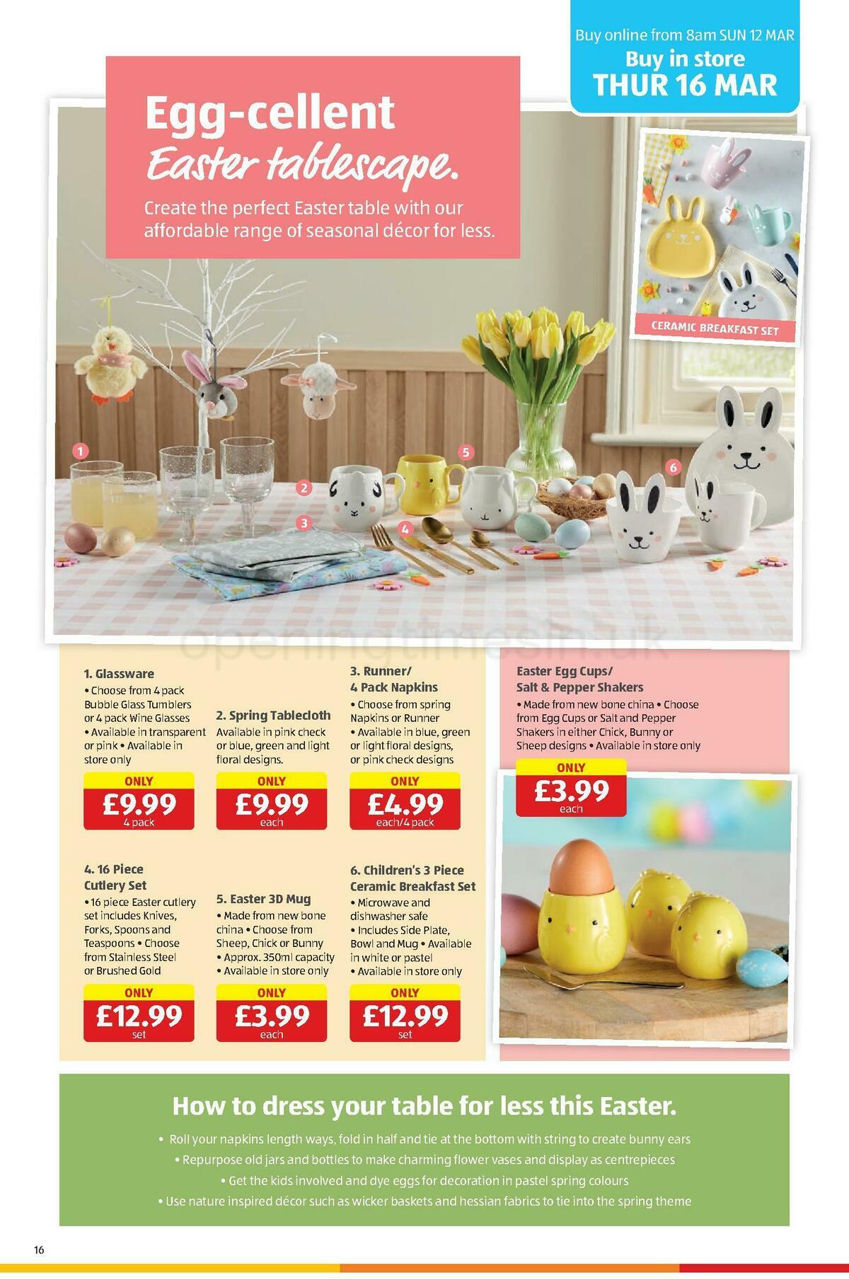 ALDI Scottish Offers from 12 March