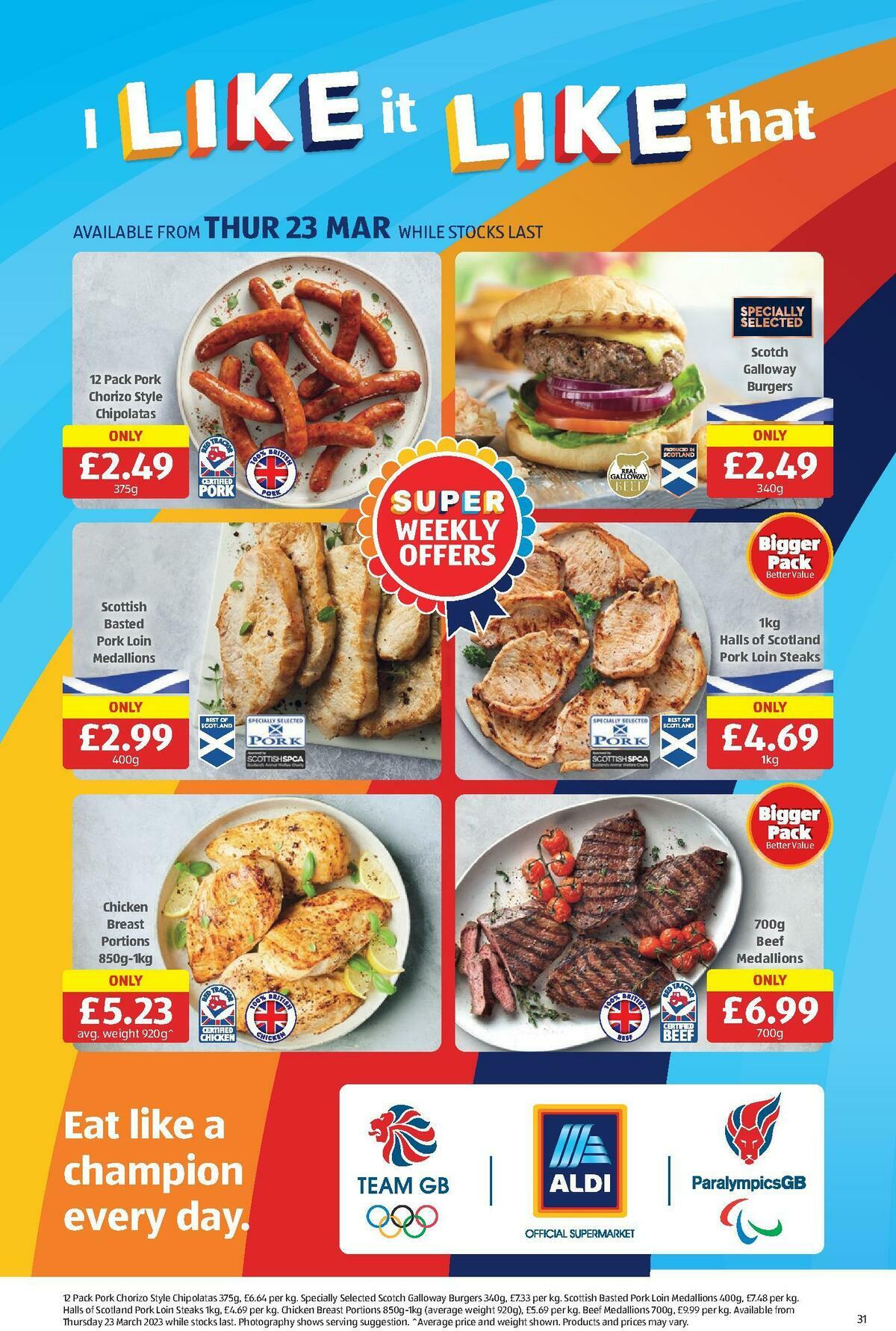 ALDI Scottish Offers from 19 March