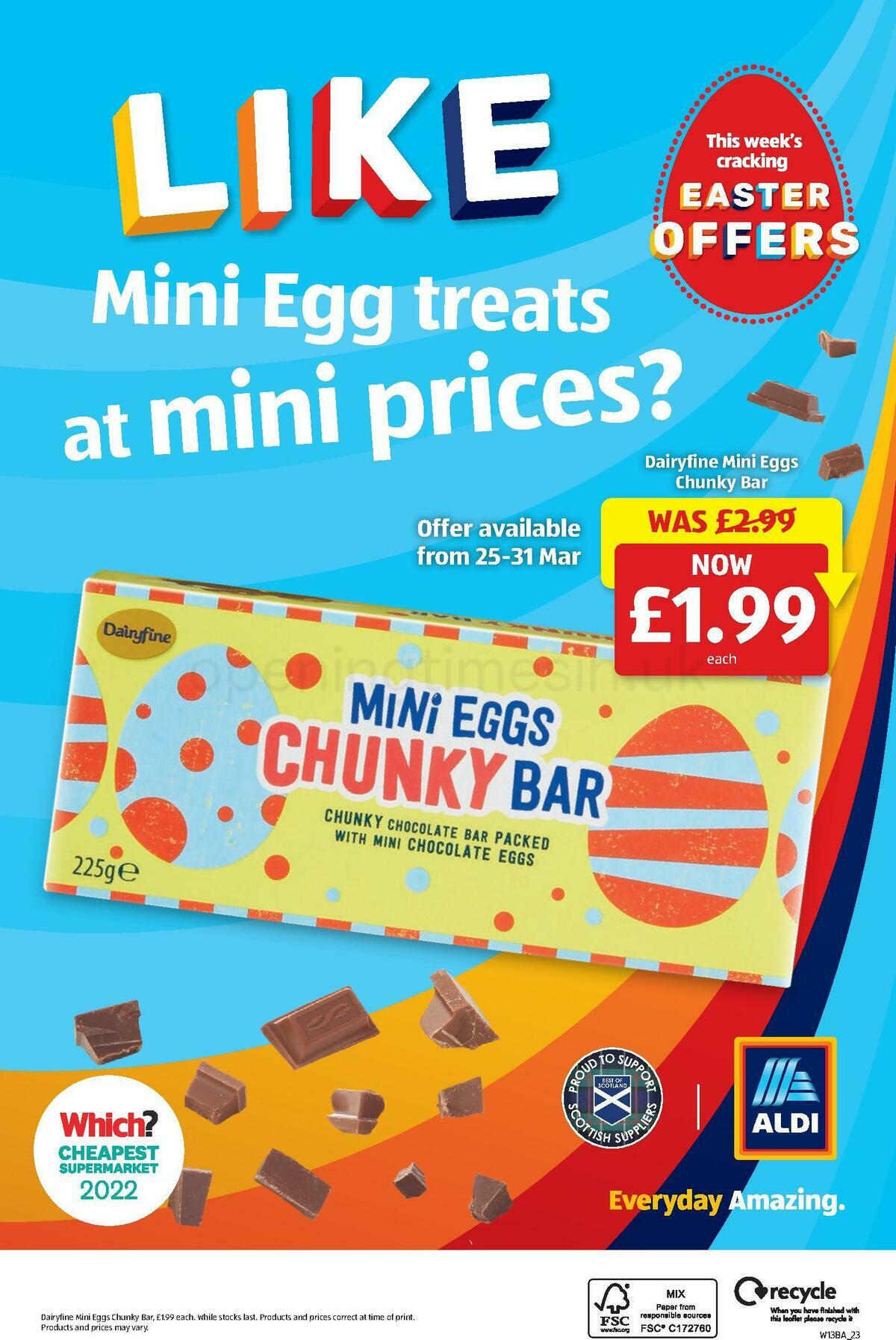ALDI Scottish Offers from 26 March
