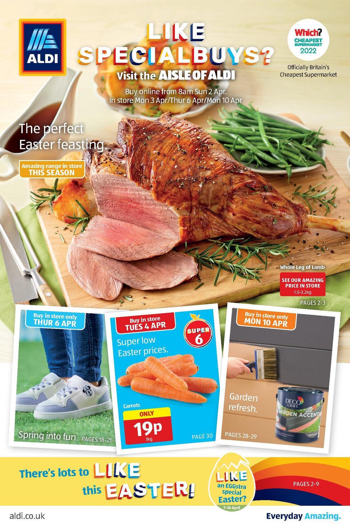 ALDI Offers from 2 April