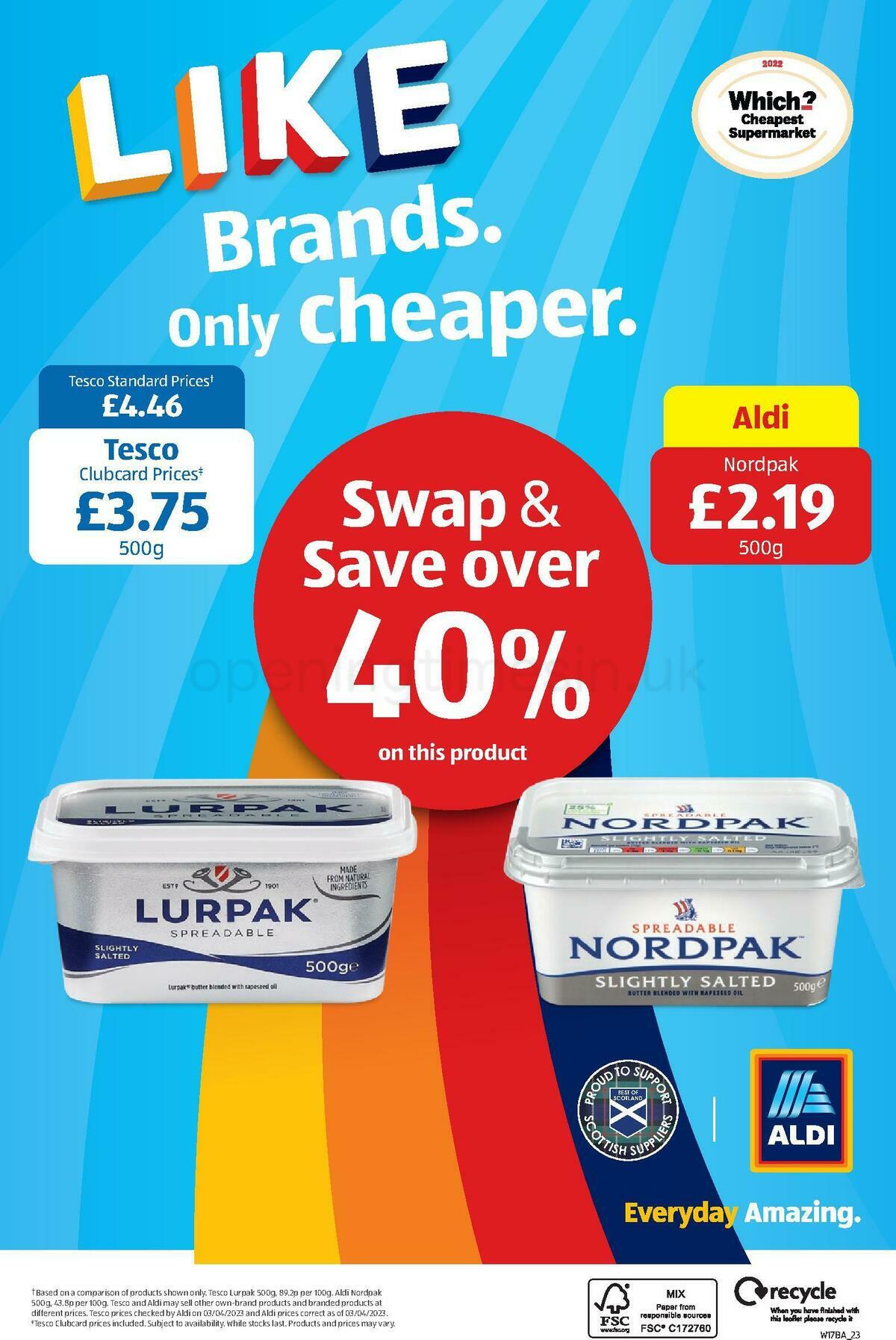 ALDI Scottish Offers from 23 April